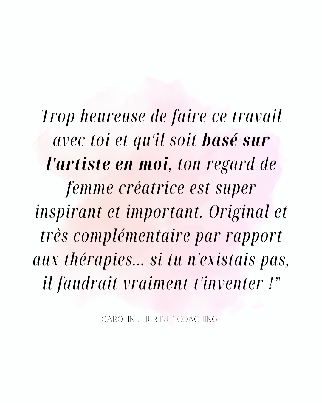Artiste musicienne coaching résultat