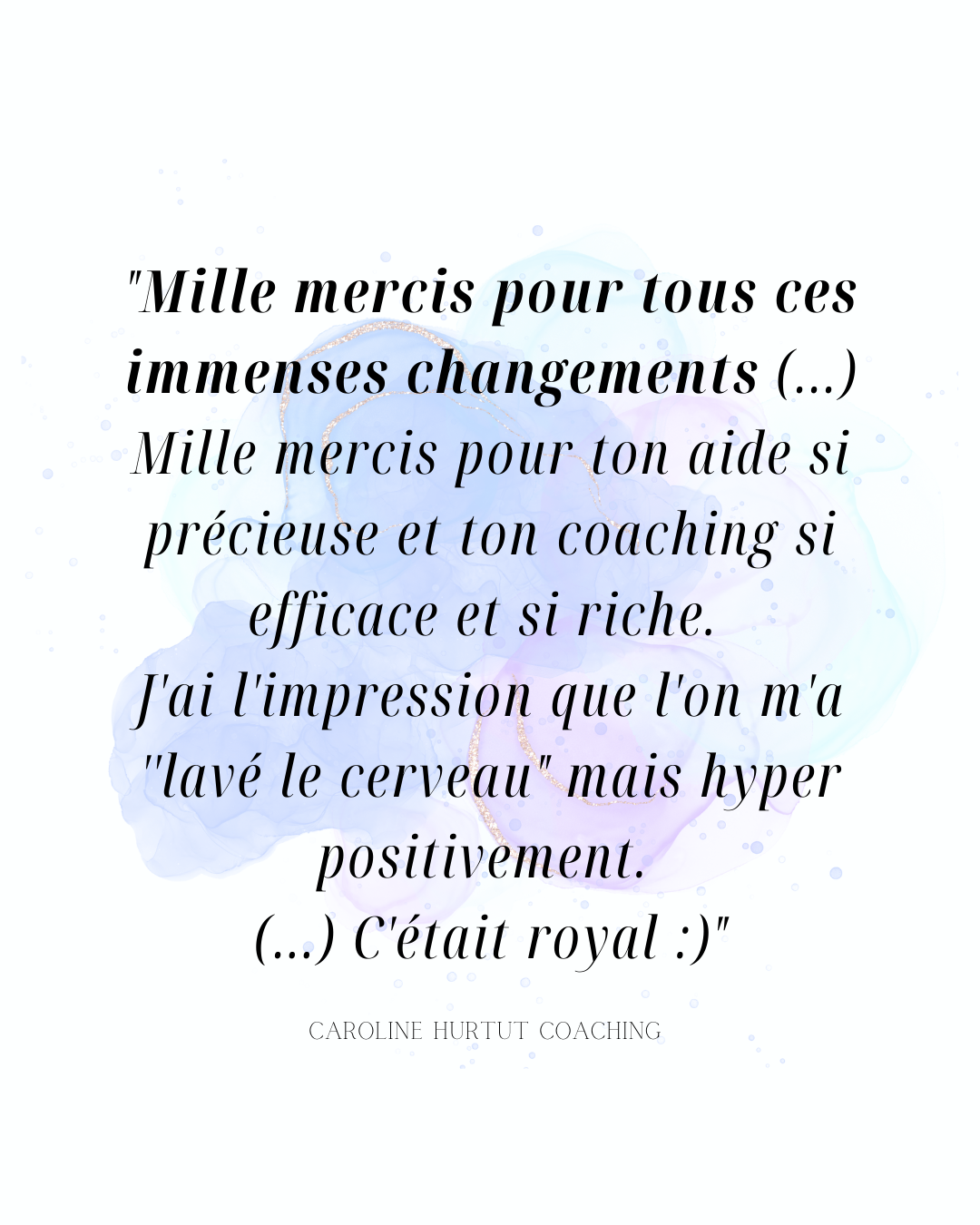 Artiste actrice coaching résultat