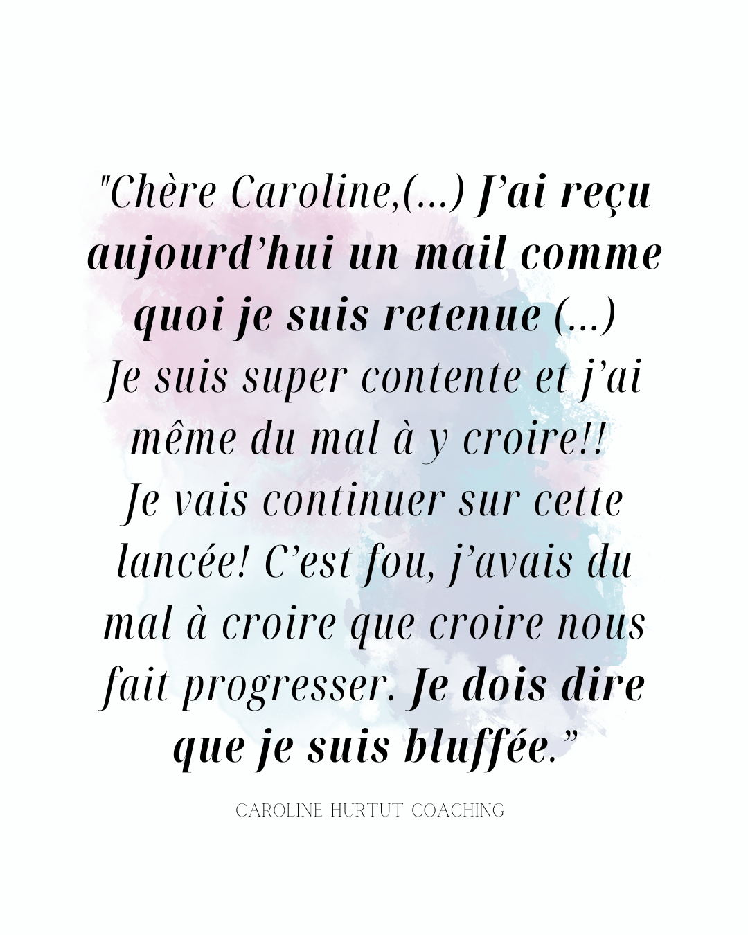Artiste chanteuse coaching résultat