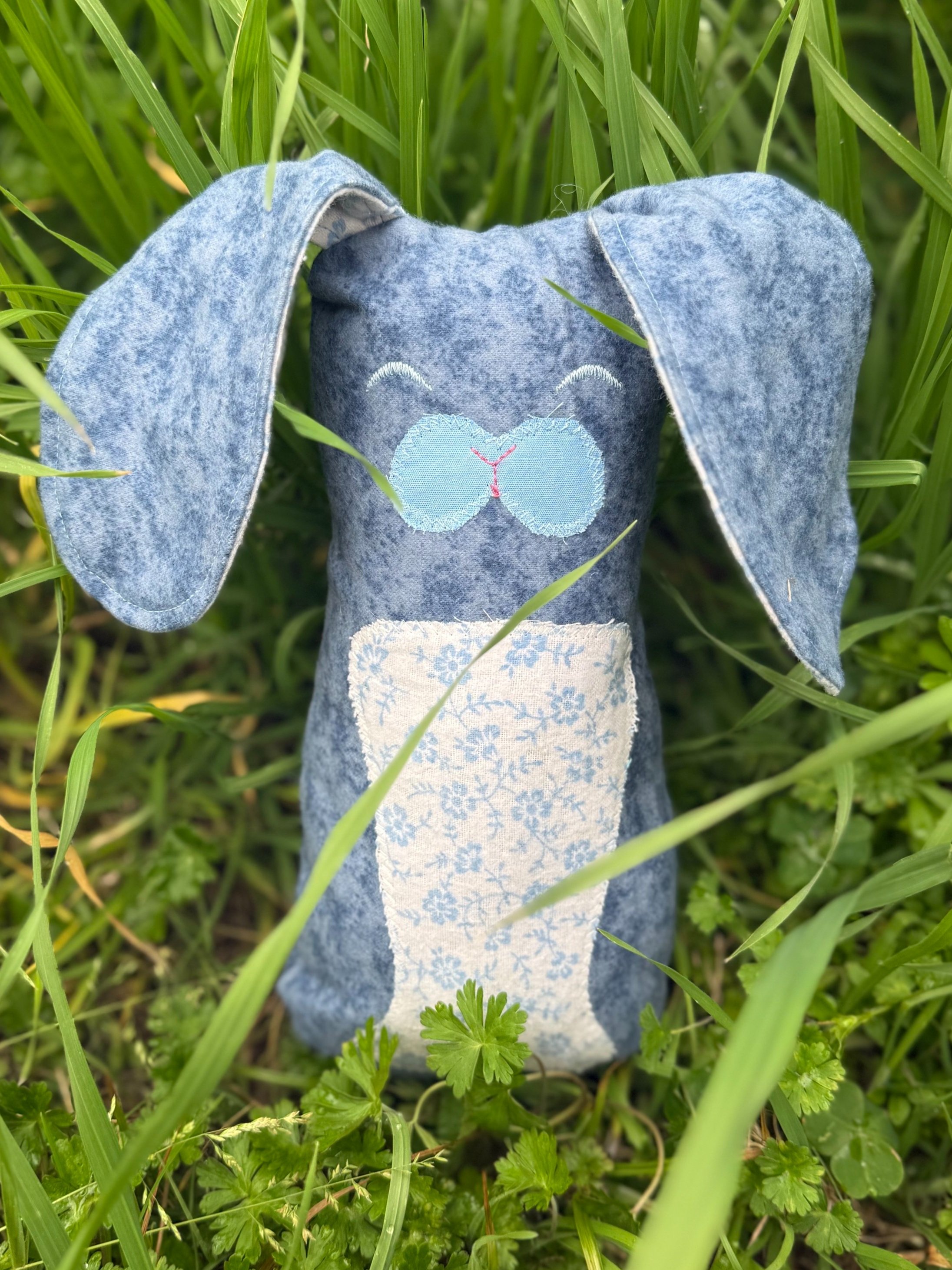 Blue/White Zero Waste Bunny