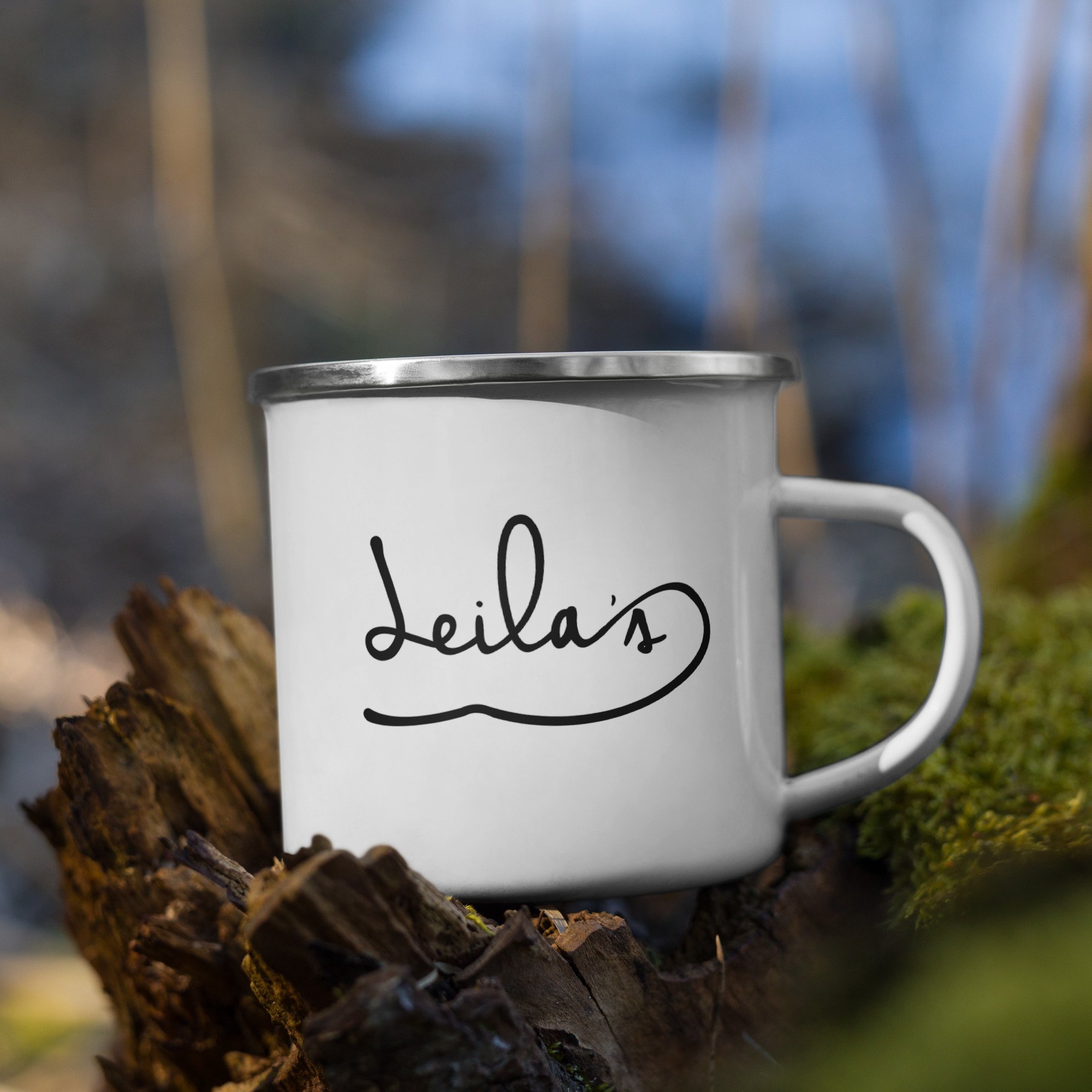 Leila's Enamel Mug