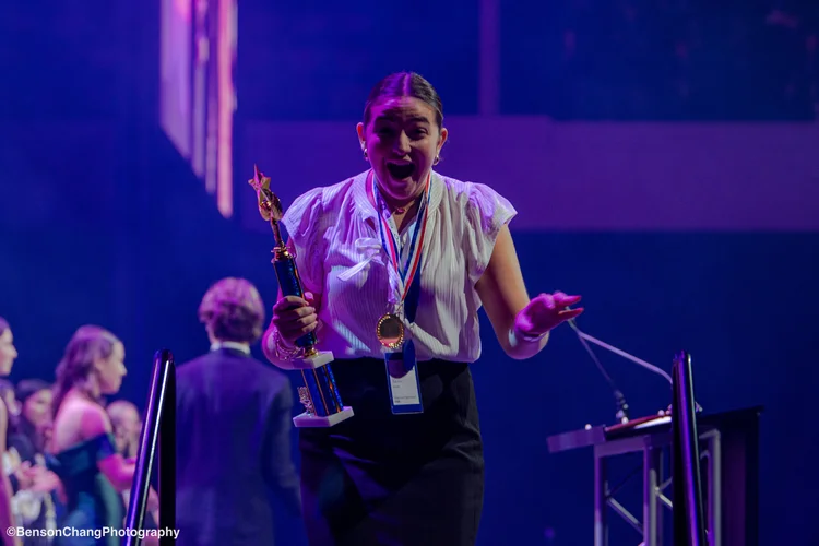DECA award winner
