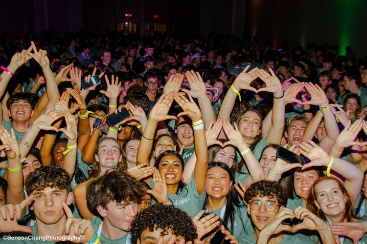 DECA members at conference