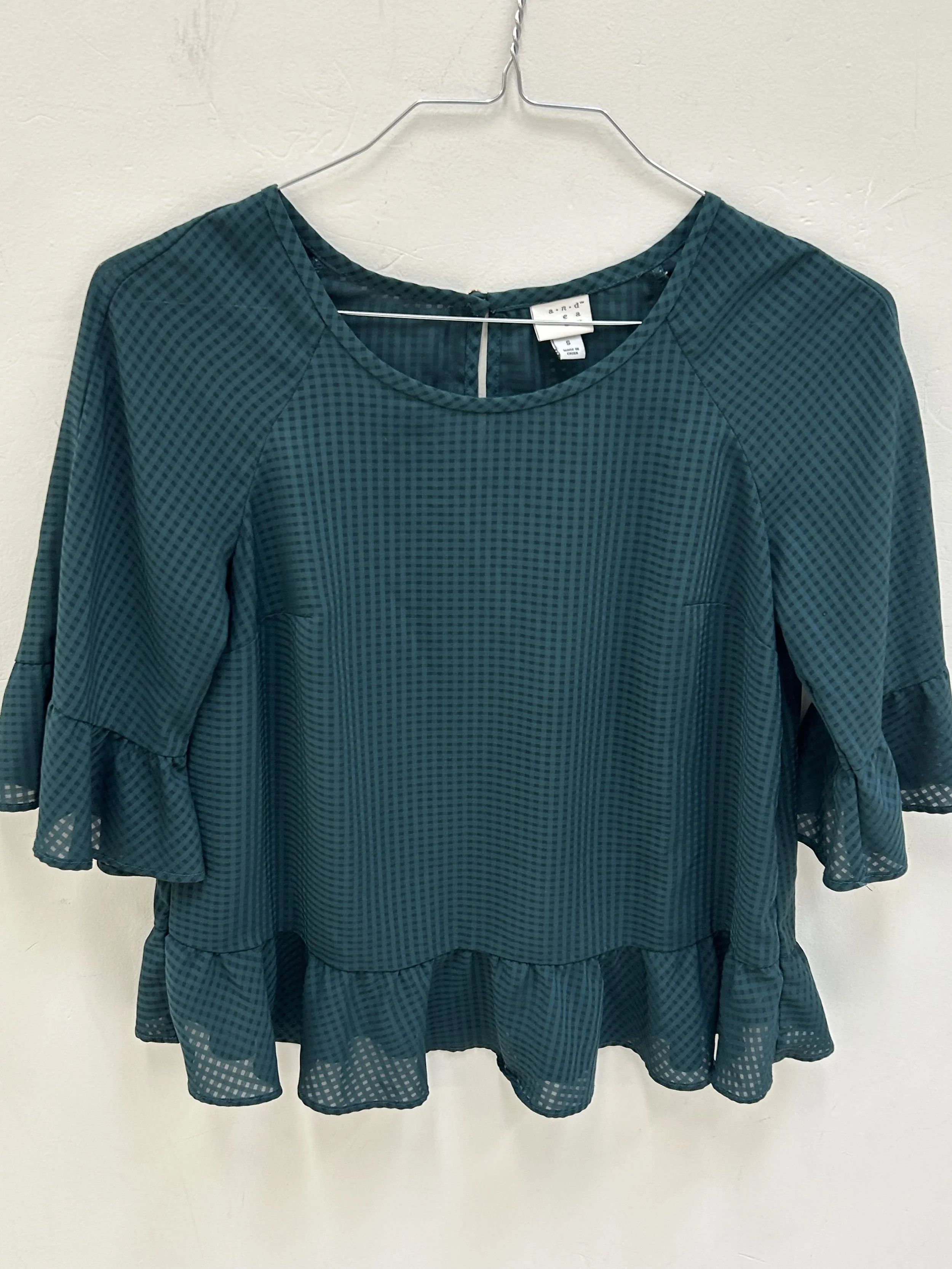 Women's Green Blouse Small