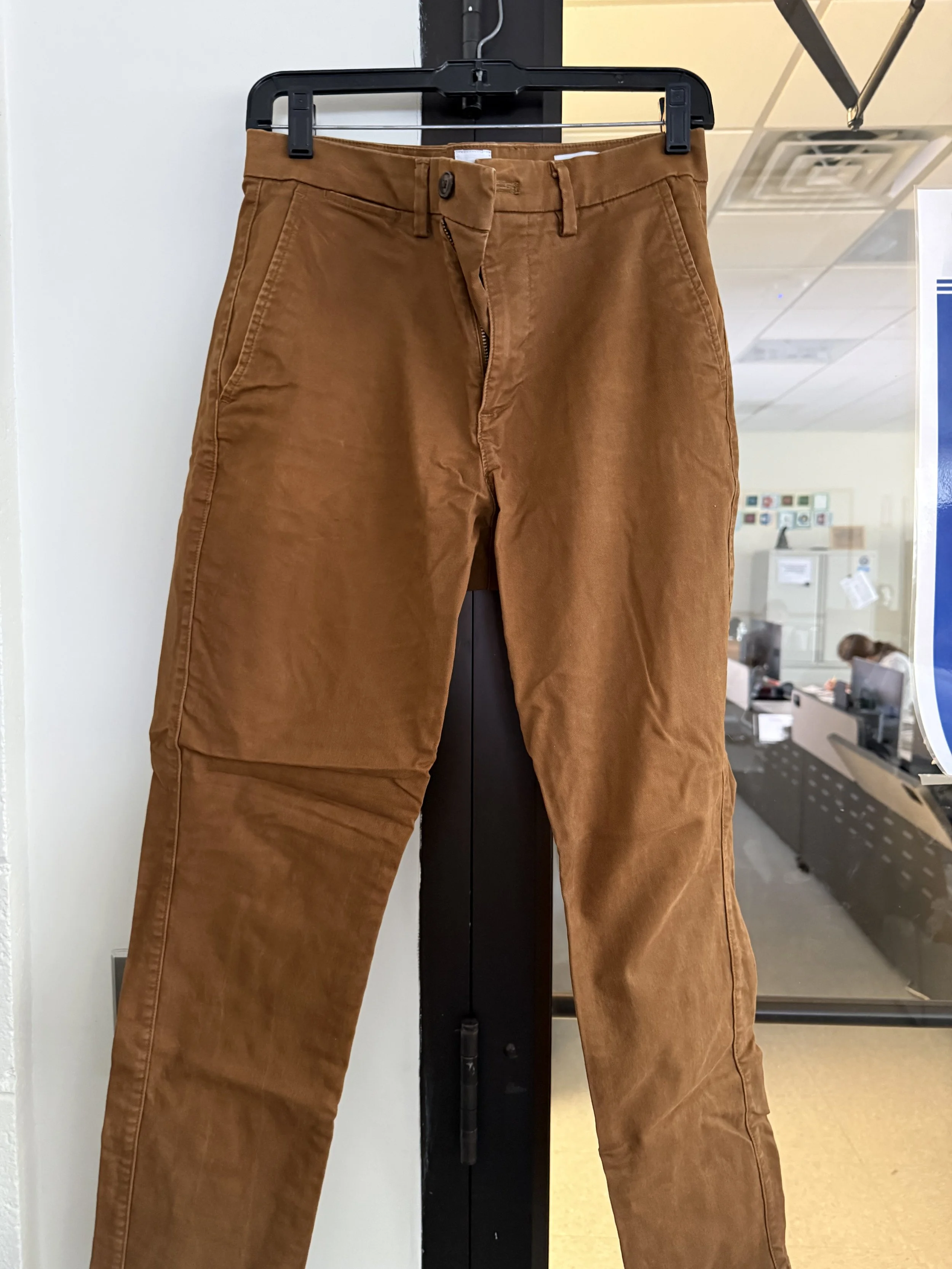 Men's Khaki Slim Pants 29x30