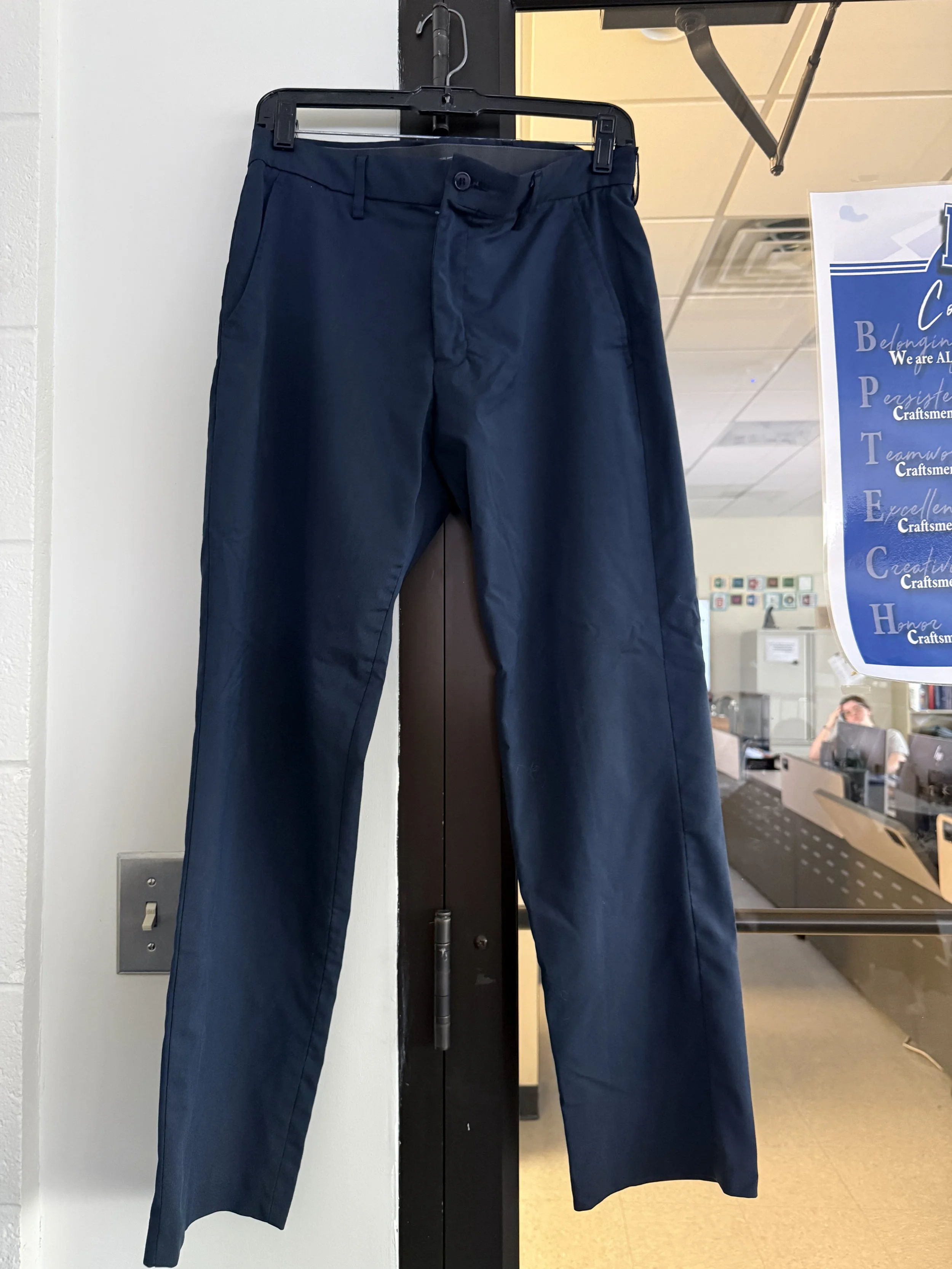 Men's Navy Blue Dress Pants 29W