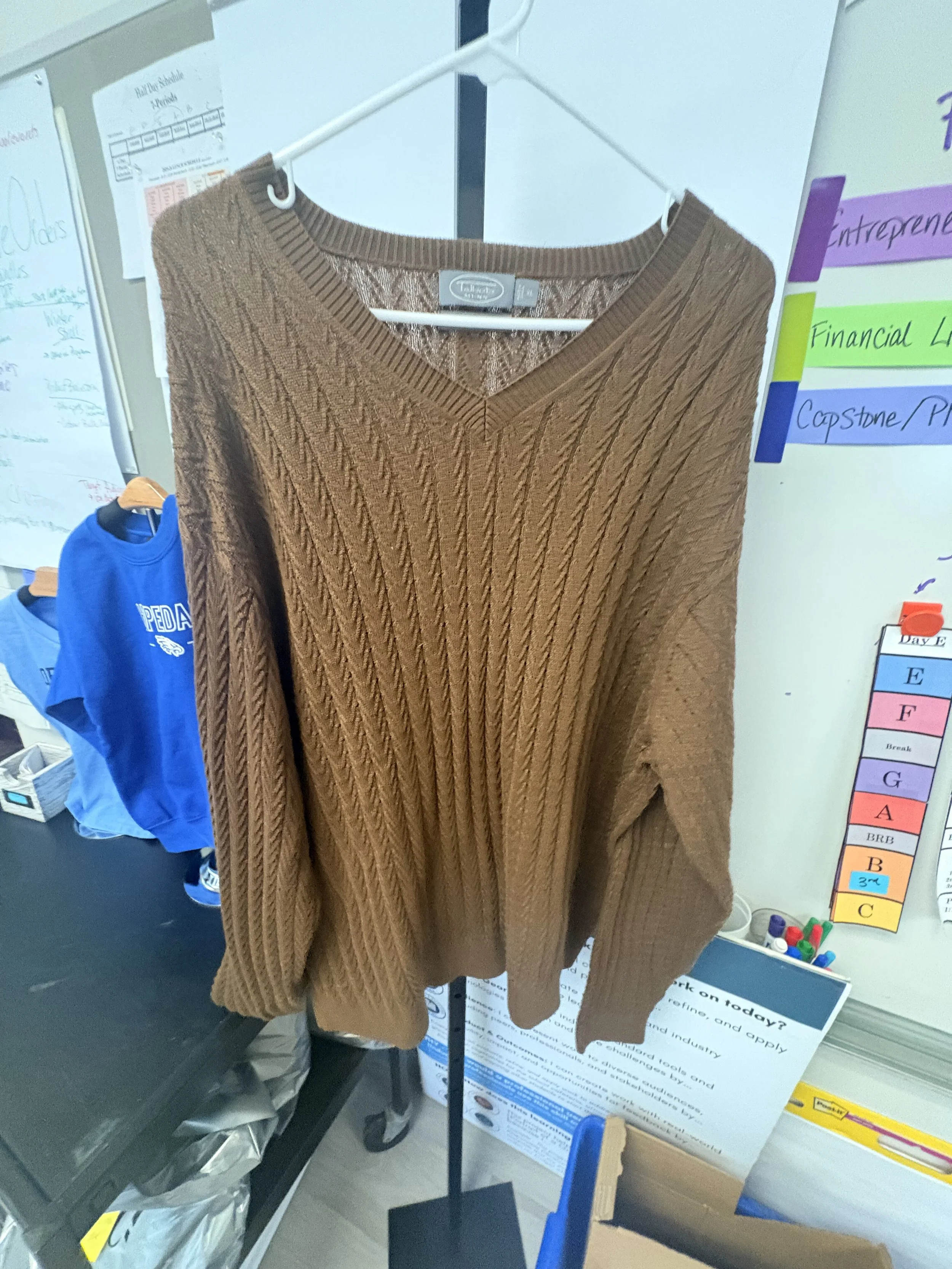 Women's Brown Sweater Extra-Large