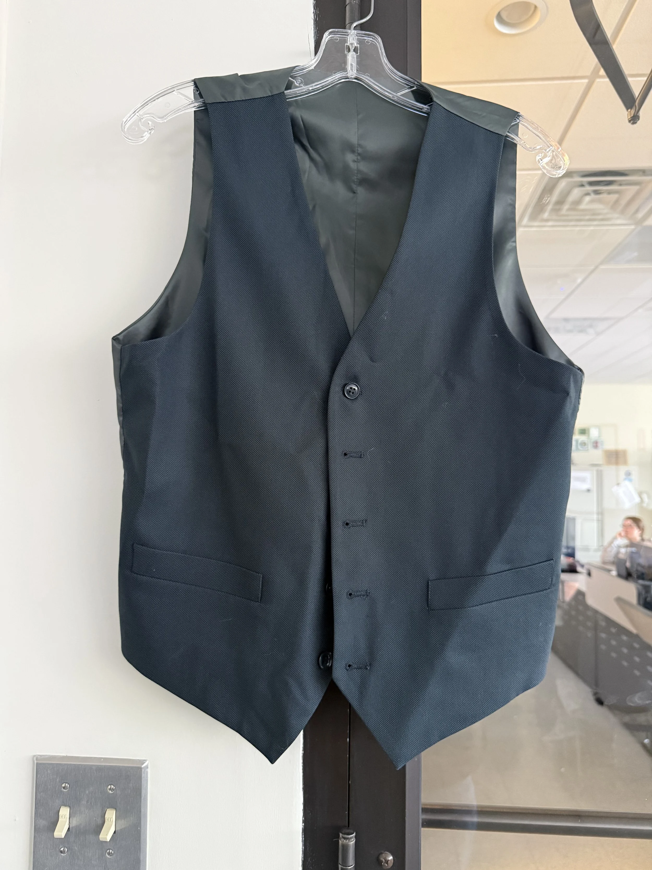 Men's Dark Green Vest 36Sx30W