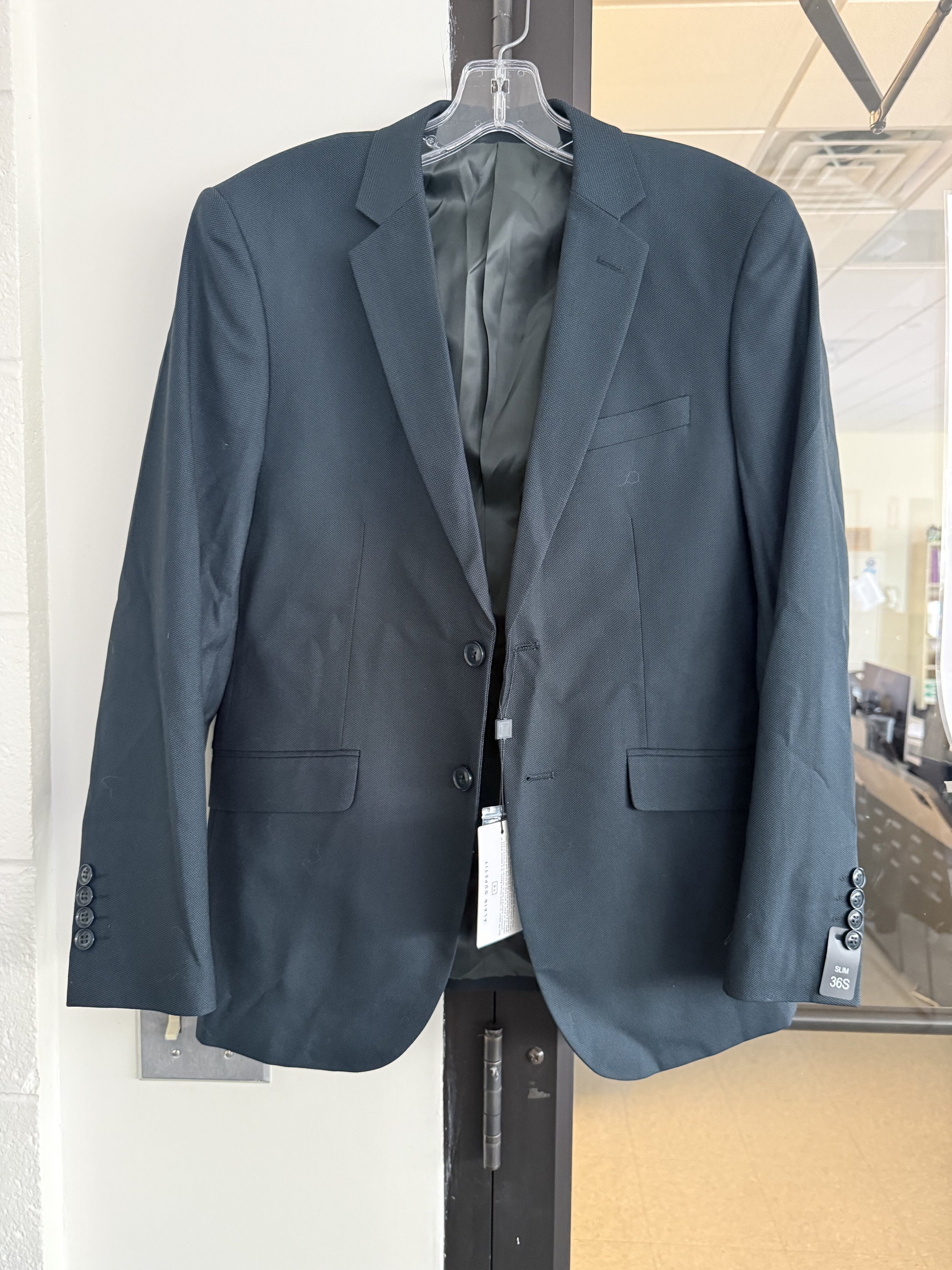 Men's Dark Green Blazer 36 Slim