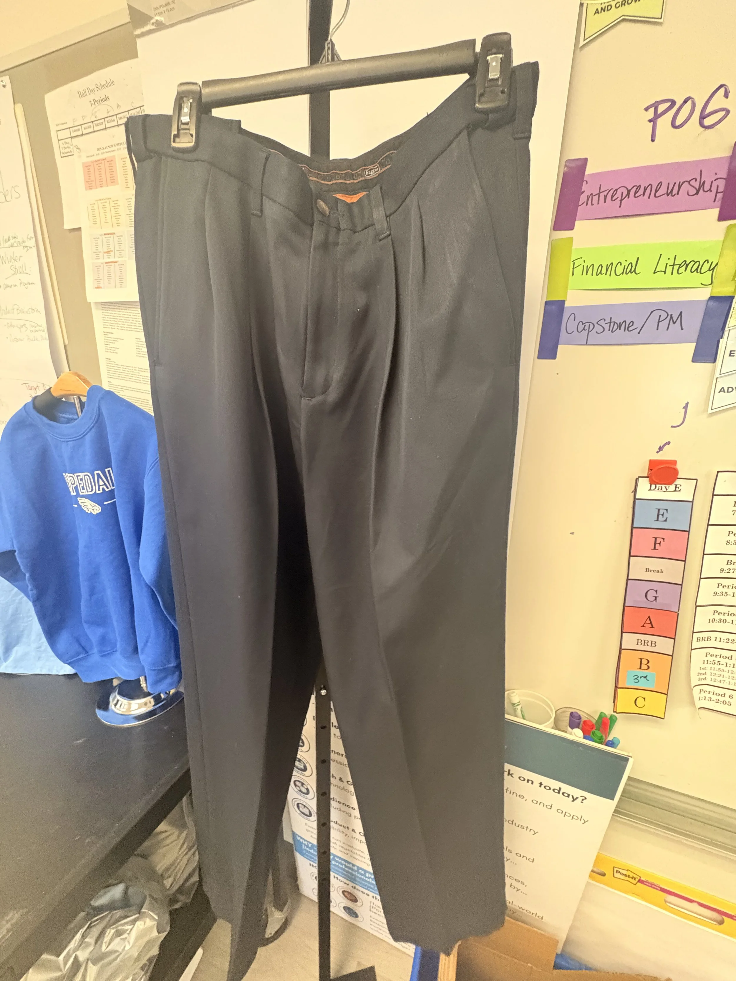 Men's Navy Dress Pants 34x31