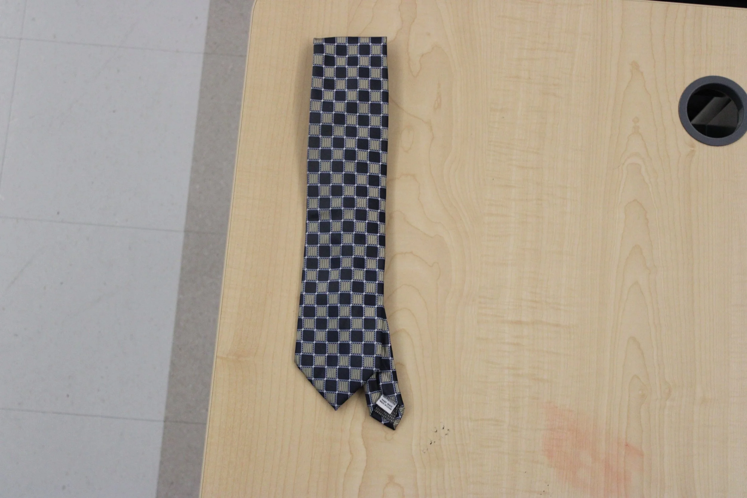 Men's Checkered Tie