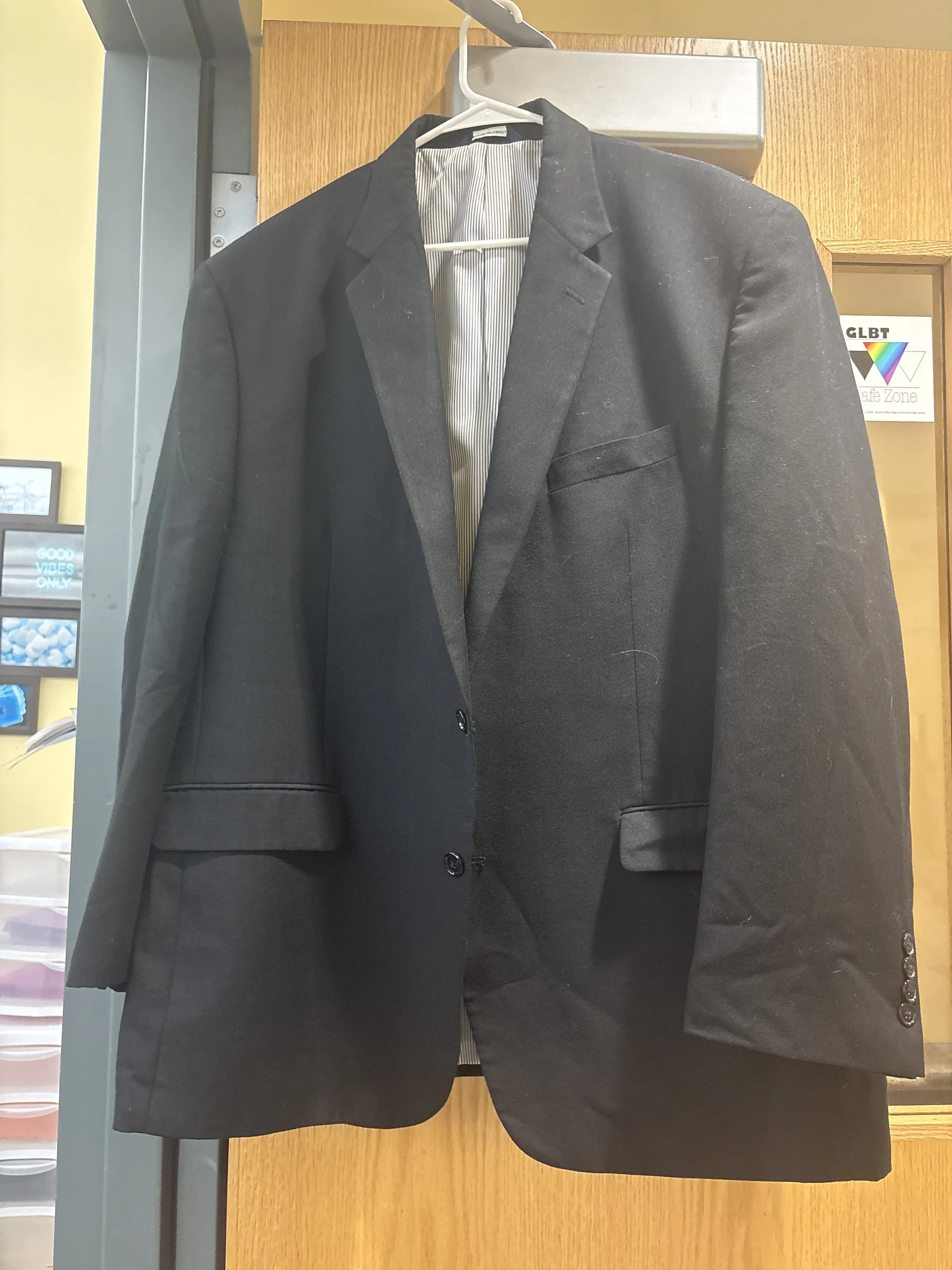 Men's Black Blazer Extra-Large