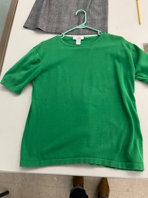 Women's Green Sweater Large