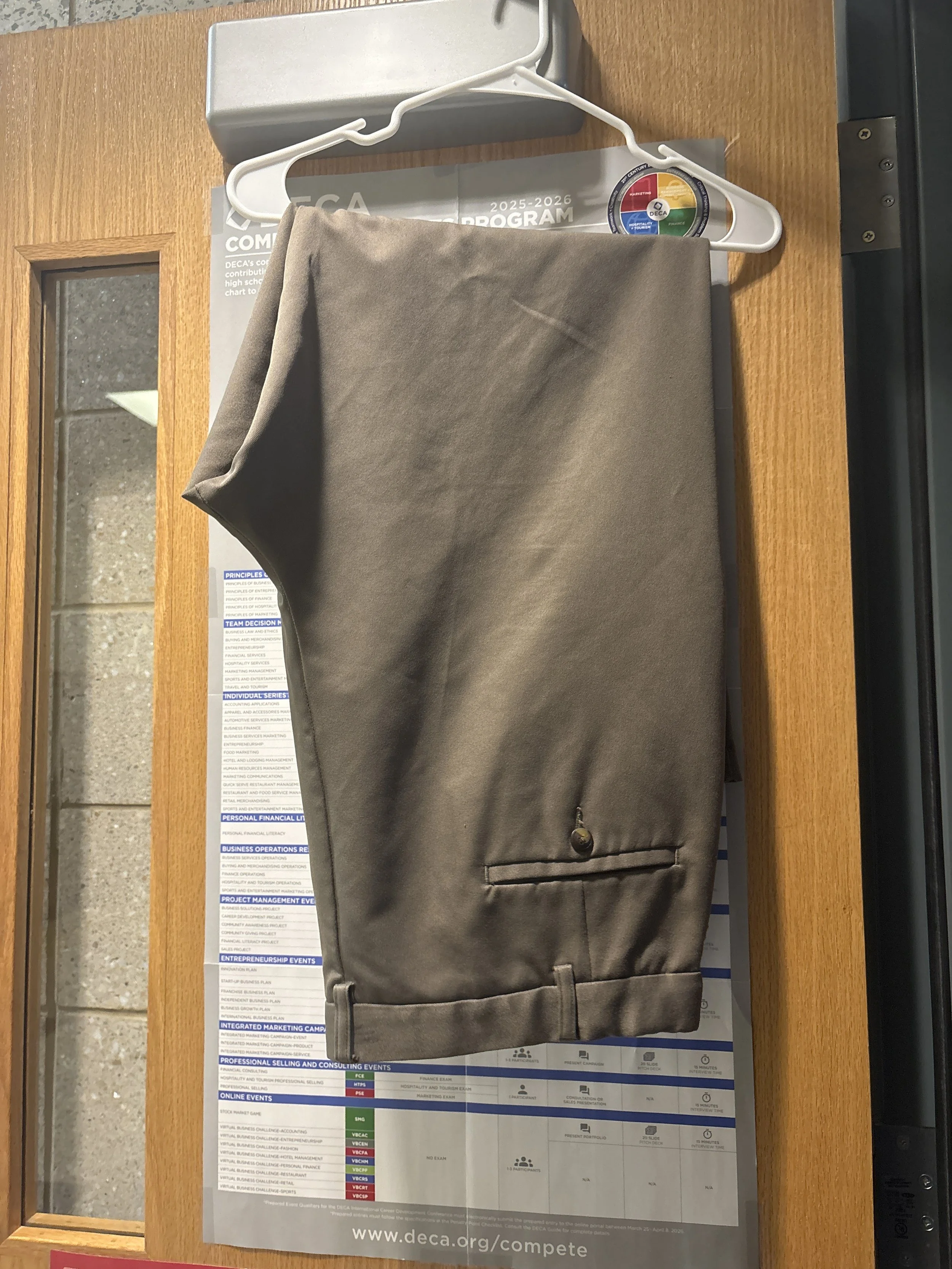 Men's Brown Pants 40Wx30L