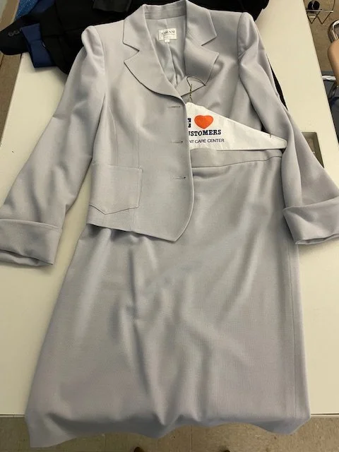 Women's Armani Grey Skirt Set Size 6