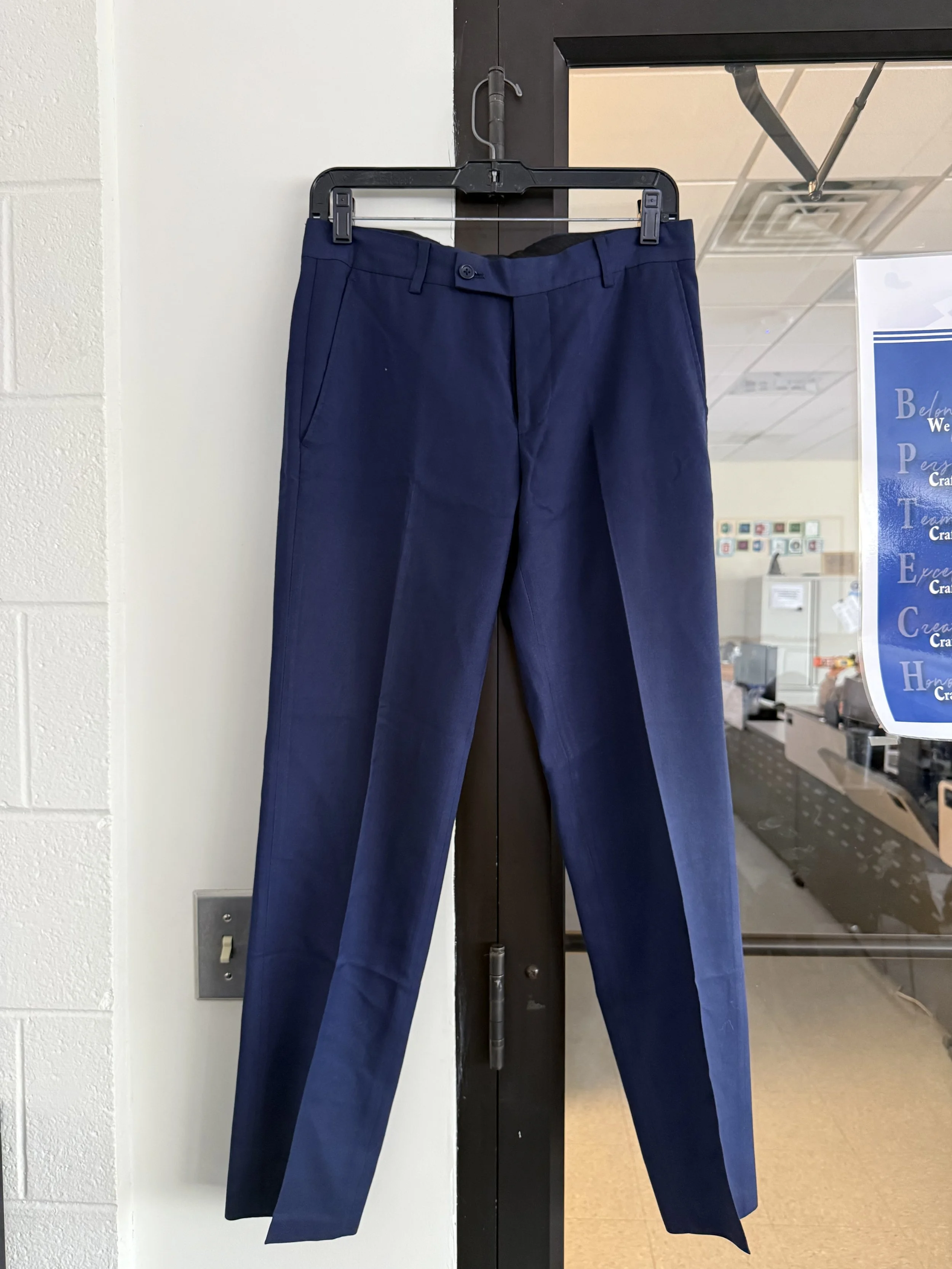 Men's Navy Dress Pants 36x30W