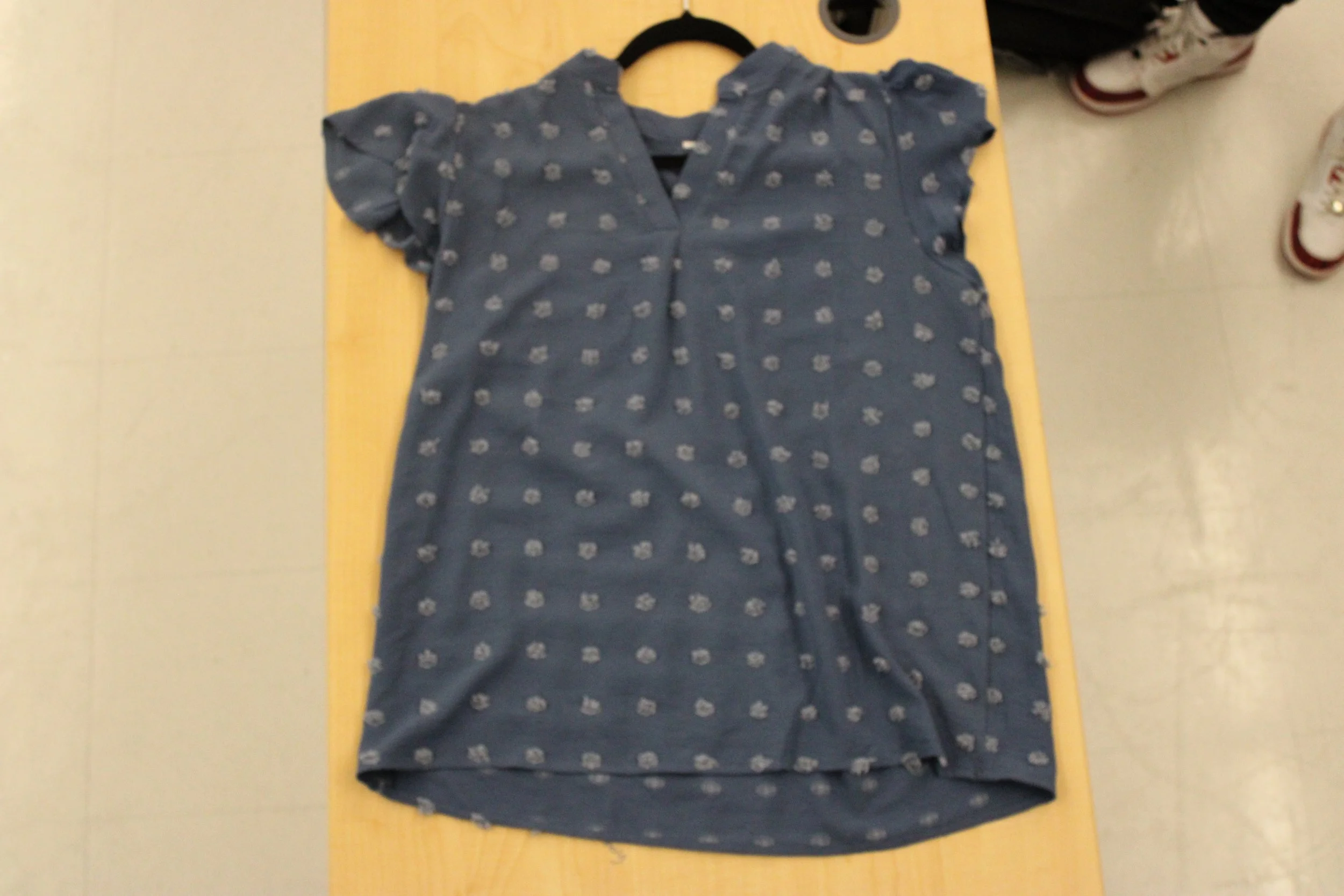 Women's Blue Blouse Size Extra-Large
