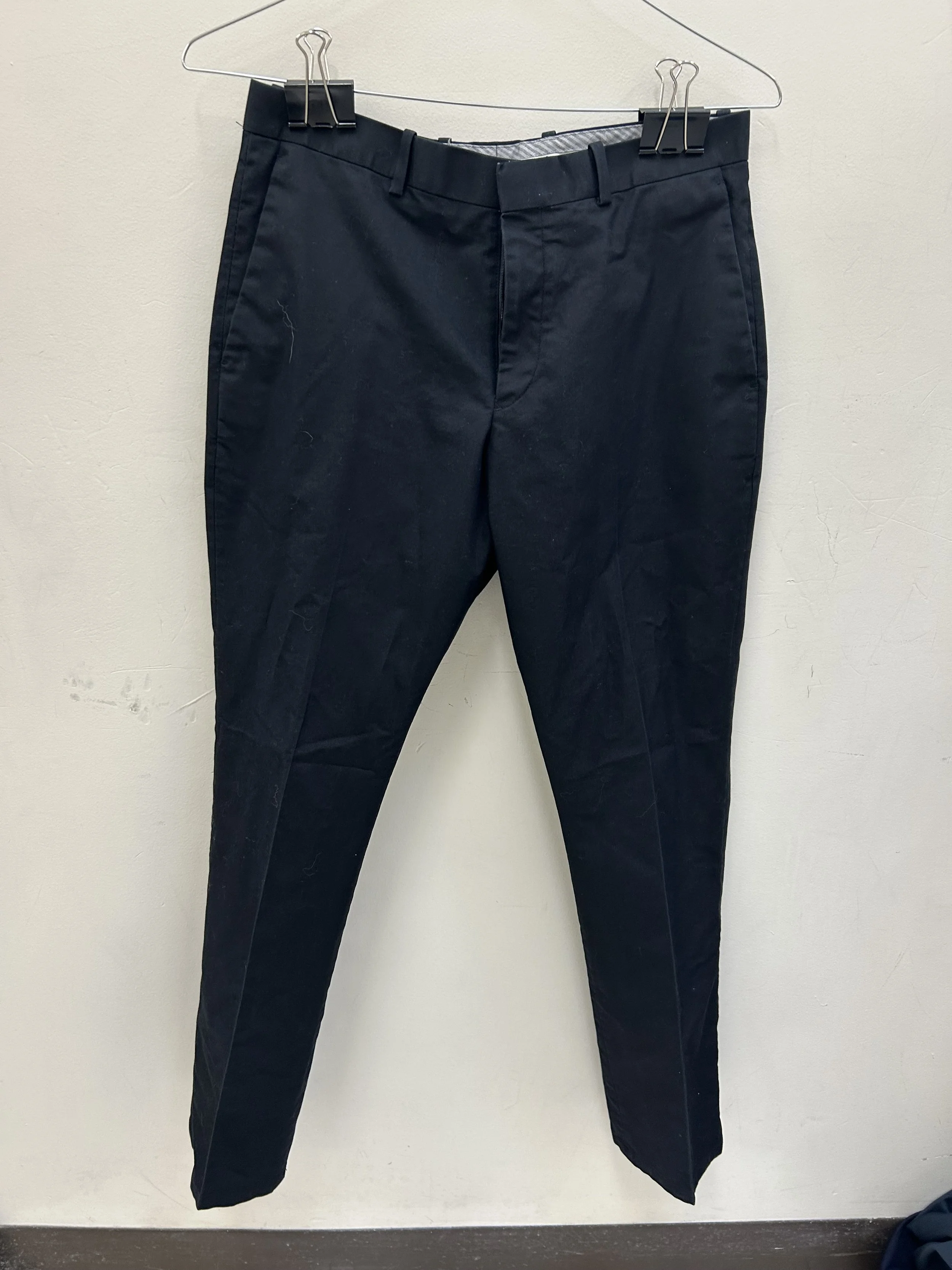 Men's Black Pants Slim 30Wx30L
