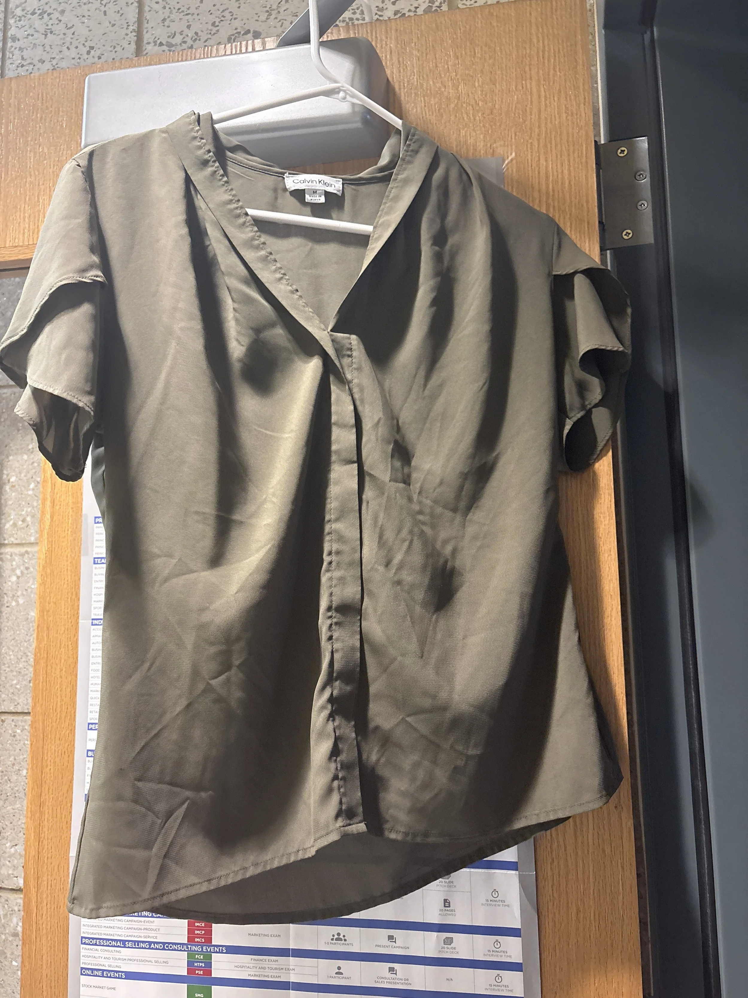 Women's Green Blouse Medium