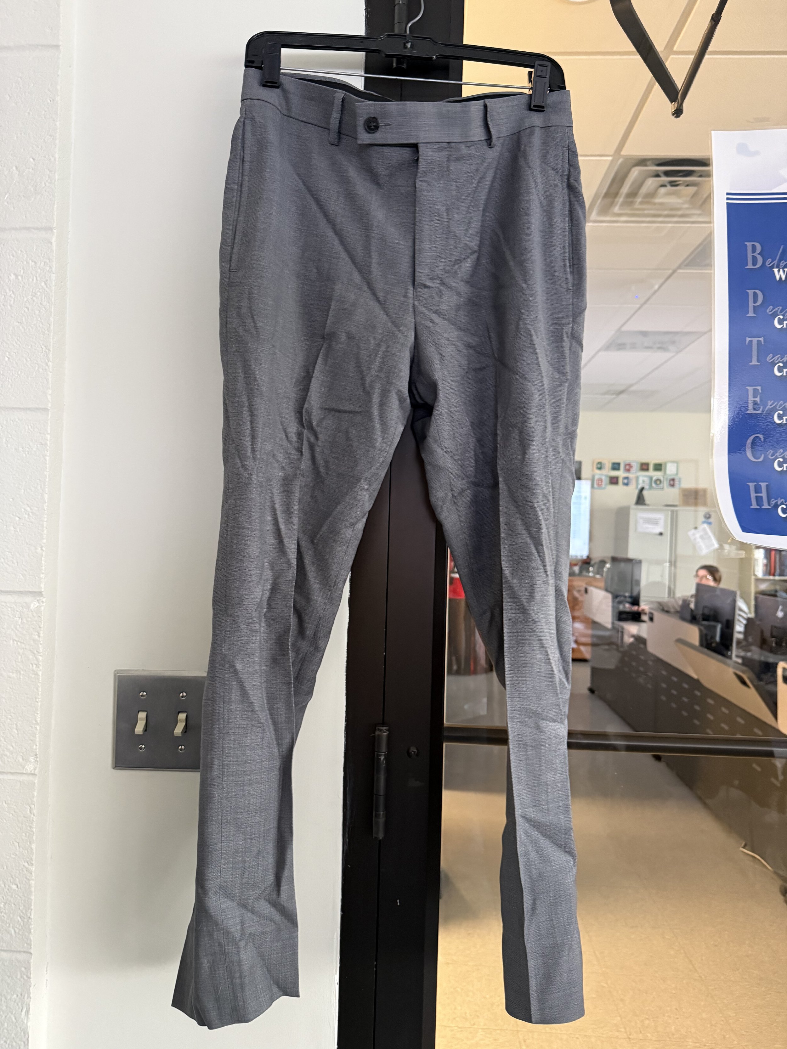 Men's Grey Suit Pants