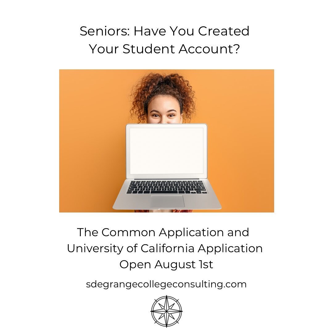 Today is the day! Get started by creating your accounts. You can also explore college application deadlines, major options, essay requirements, personal insight questions. #collegeadmissions #commonapp #universityofcalifornia #collegeadvising #august