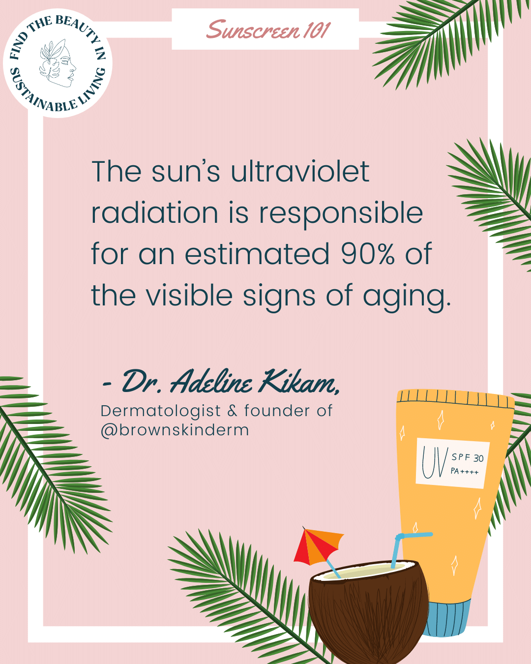 Sustainable Sunscreen 101 Why wear sunscreen? — Sustainibabe