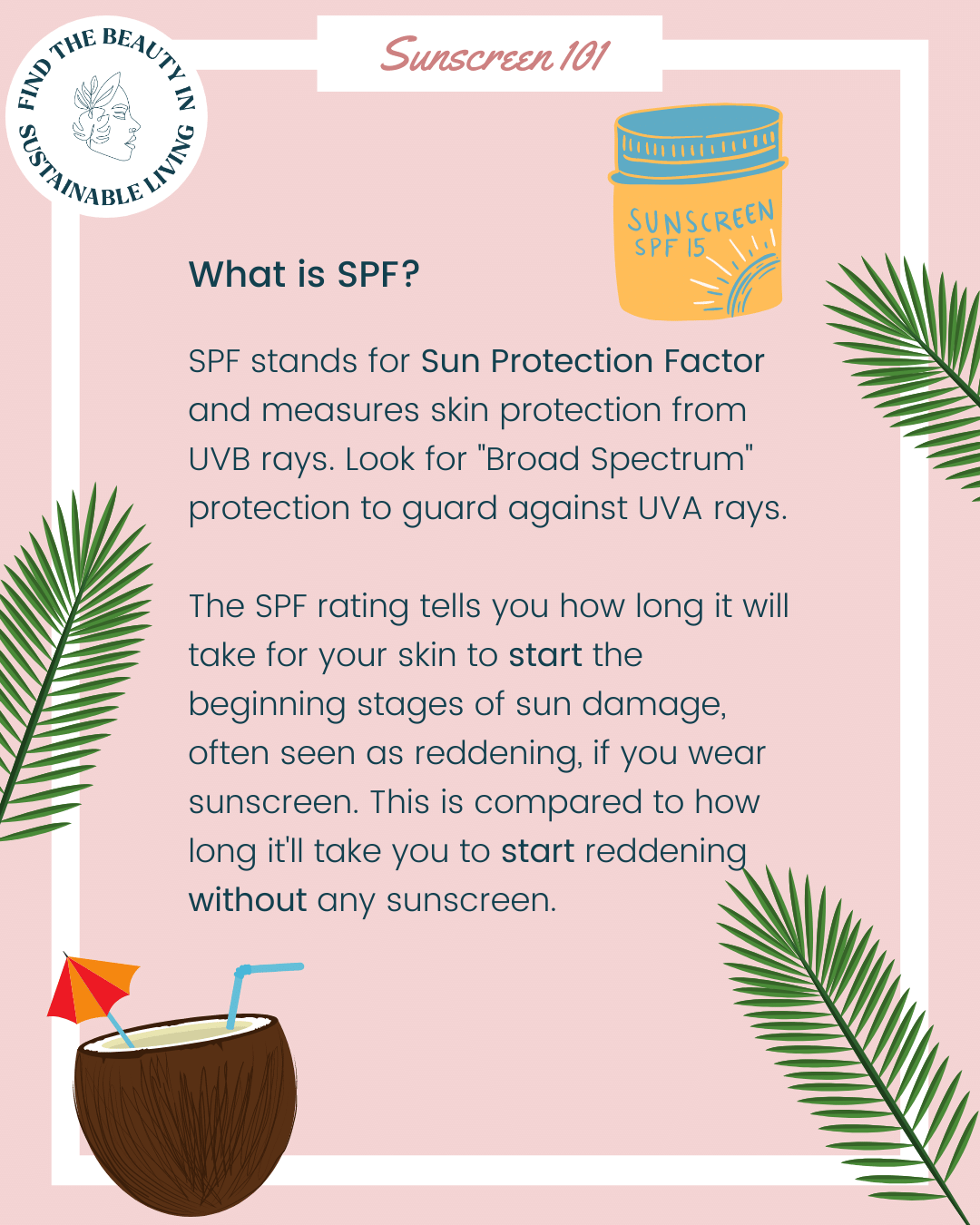 Sustainable Sunscreen 101 Why wear sunscreen? — Sustainibabe