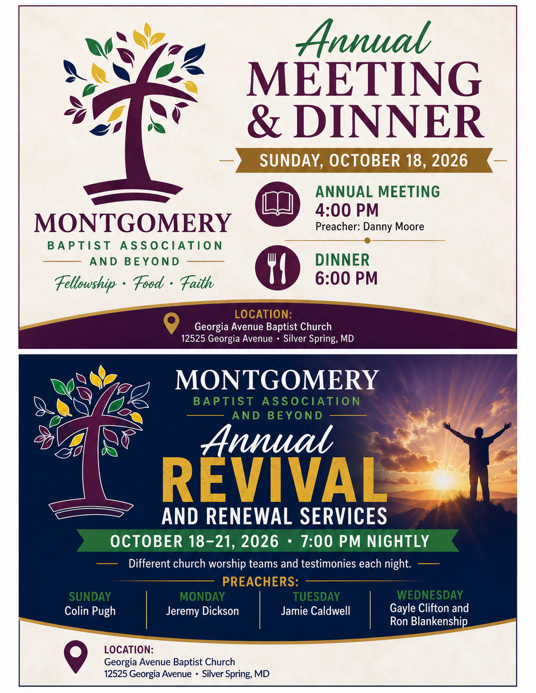 MBA Annual Meeting / Revival &amp; Renewal Services