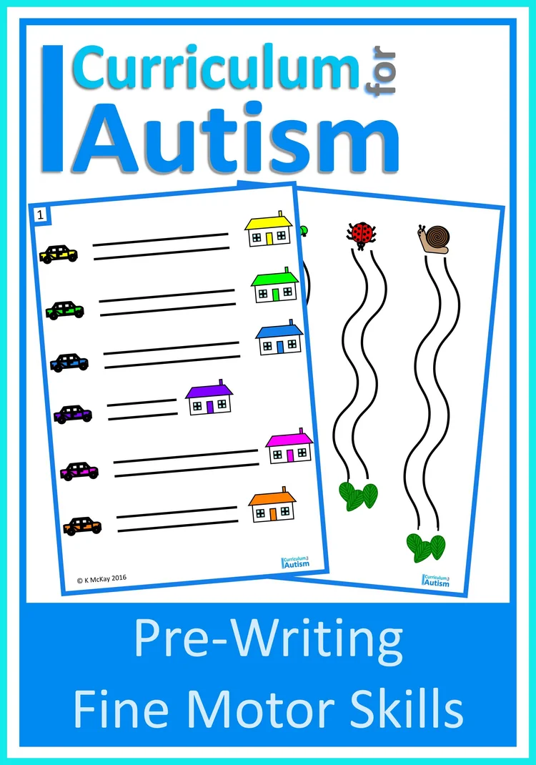 Autism Fine Motor Skills printable activities for the special education ...