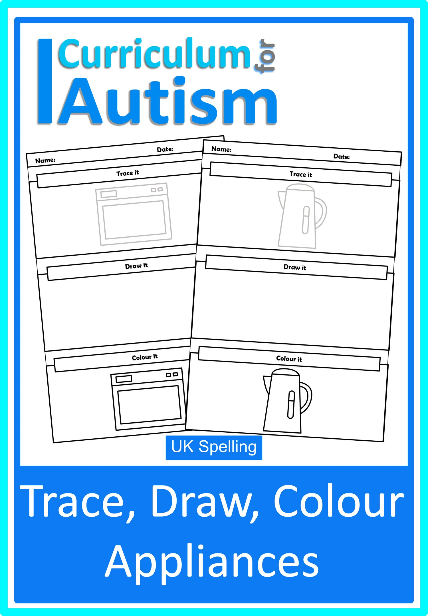 Insects Directed Drawing Worksheets Autism Special Education Classroom ...