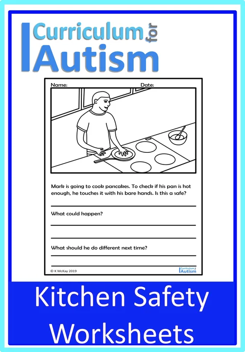 Autism Self Control behavior Lessons Cards Worksheets Special Education ...