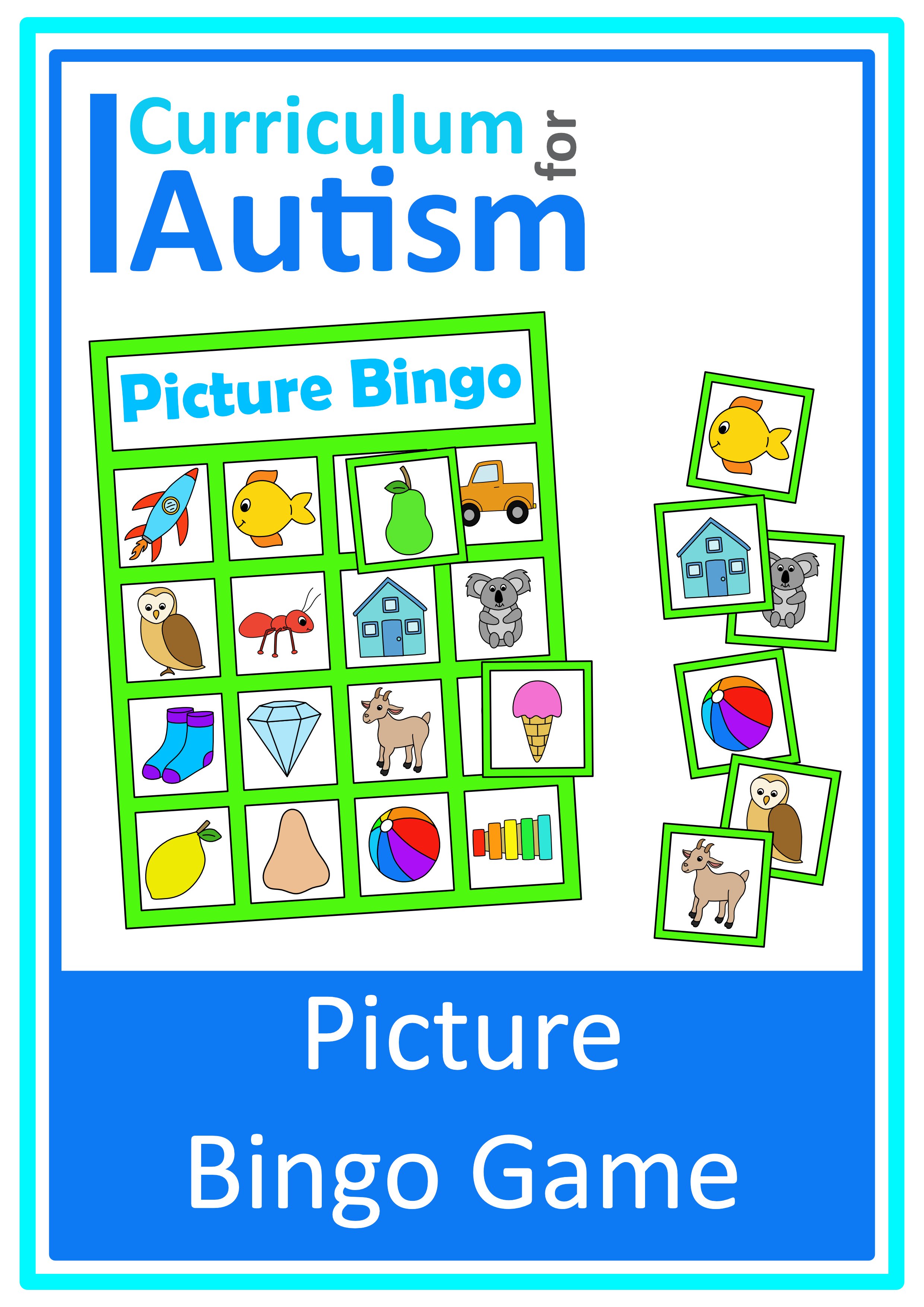 Autism Speech & Language Flowers Dominoes Game for classroom and