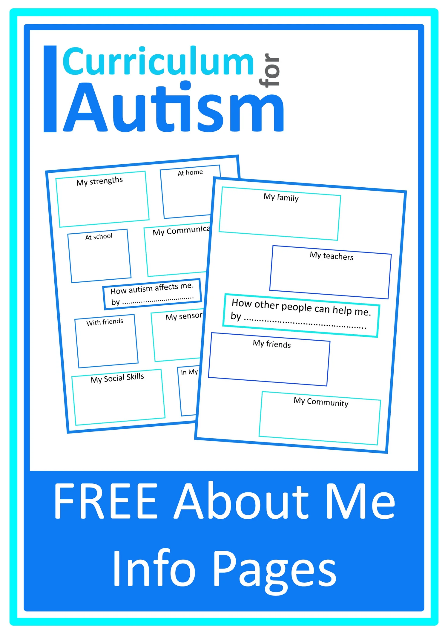 FREE Autism Sensory Processing Needs + Accommodations Chart Special ...
