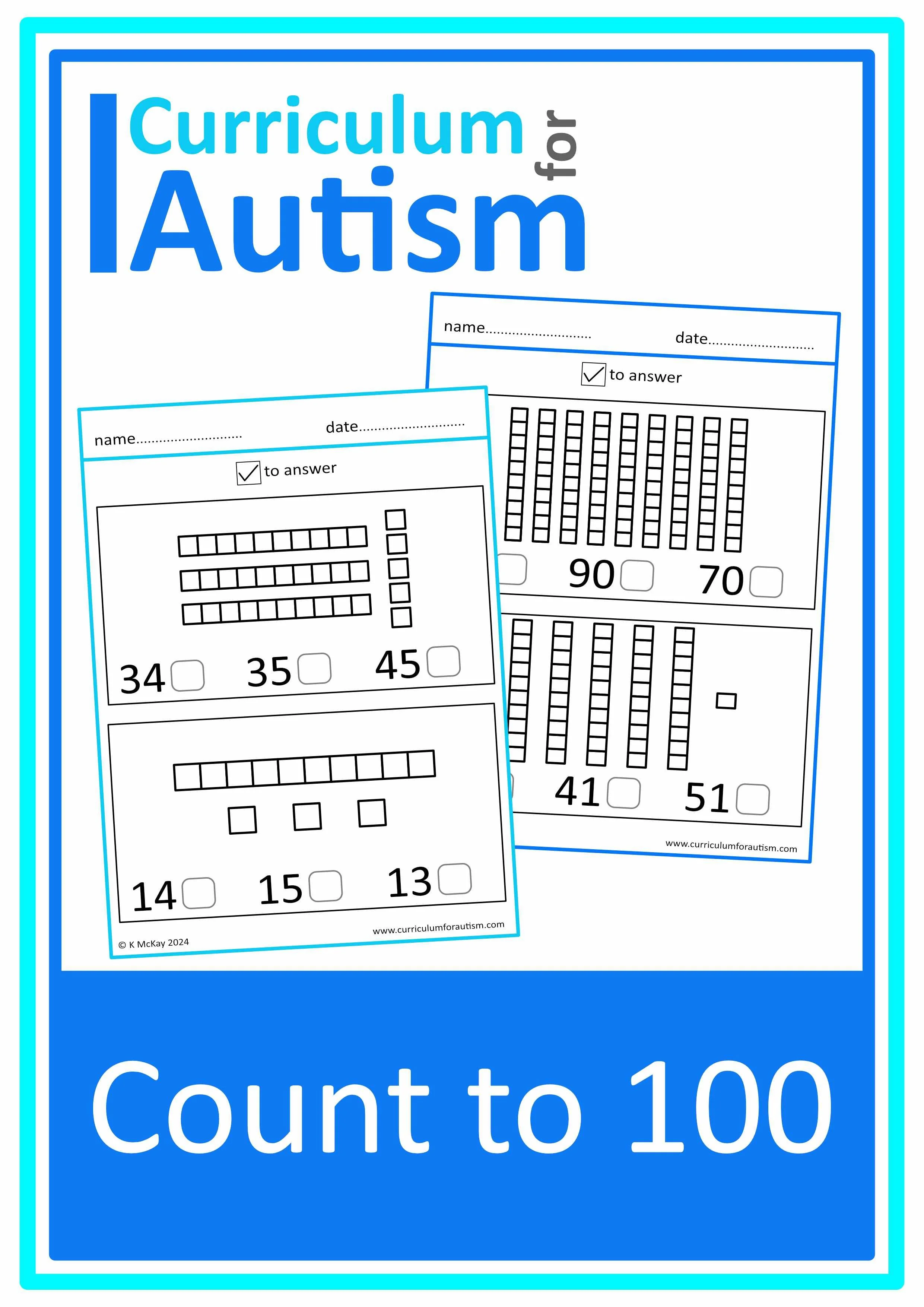 Free Printable Special Education Math Worksheets (PDF)