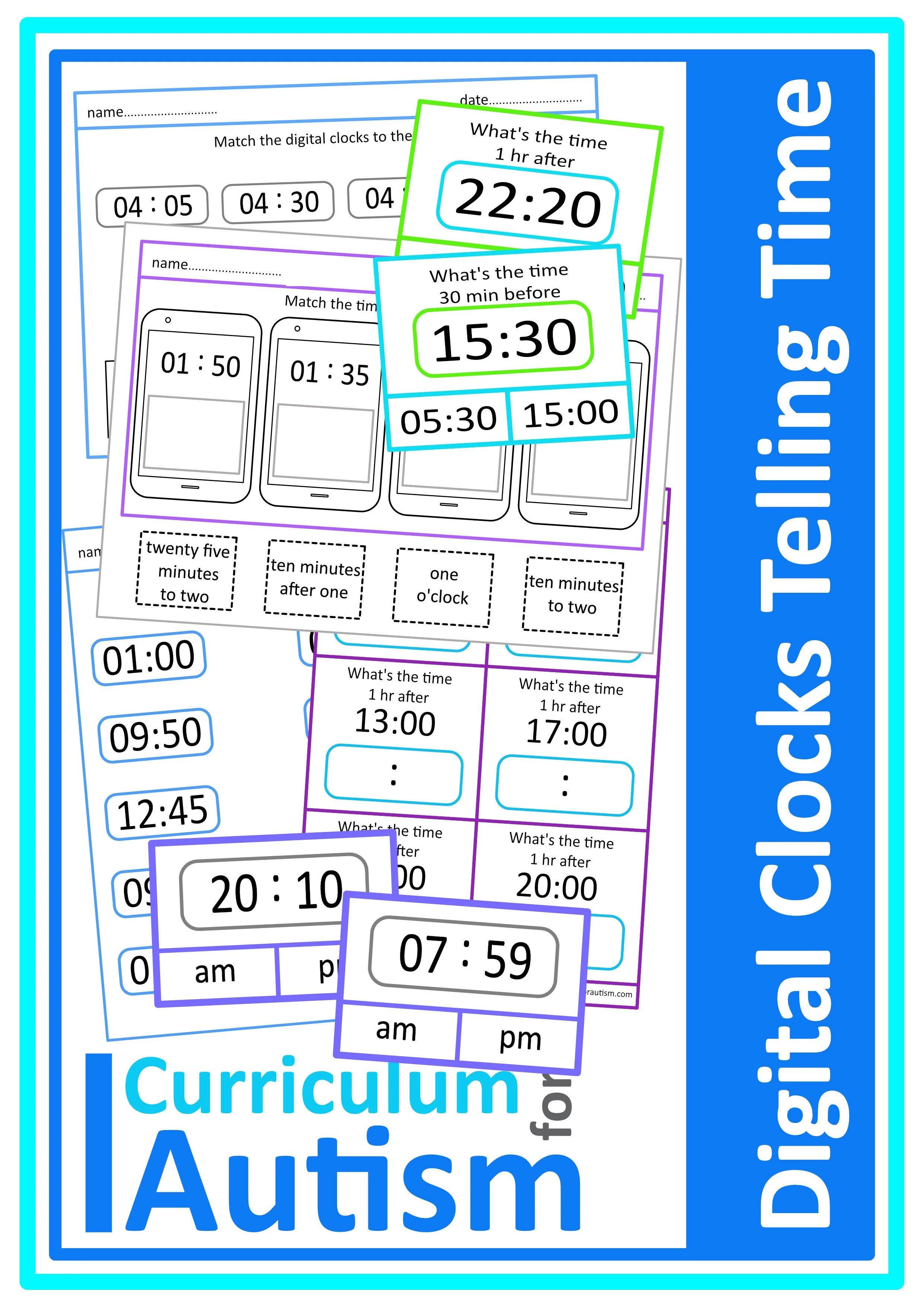 digital clocks telling time bundle cover.jpg