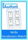 Nouns Label Pictures Vocabulary Match Activity Autism Special Education ...
