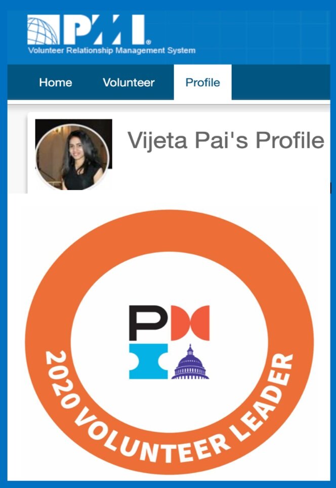 Project Management Institute Volunteer Profile