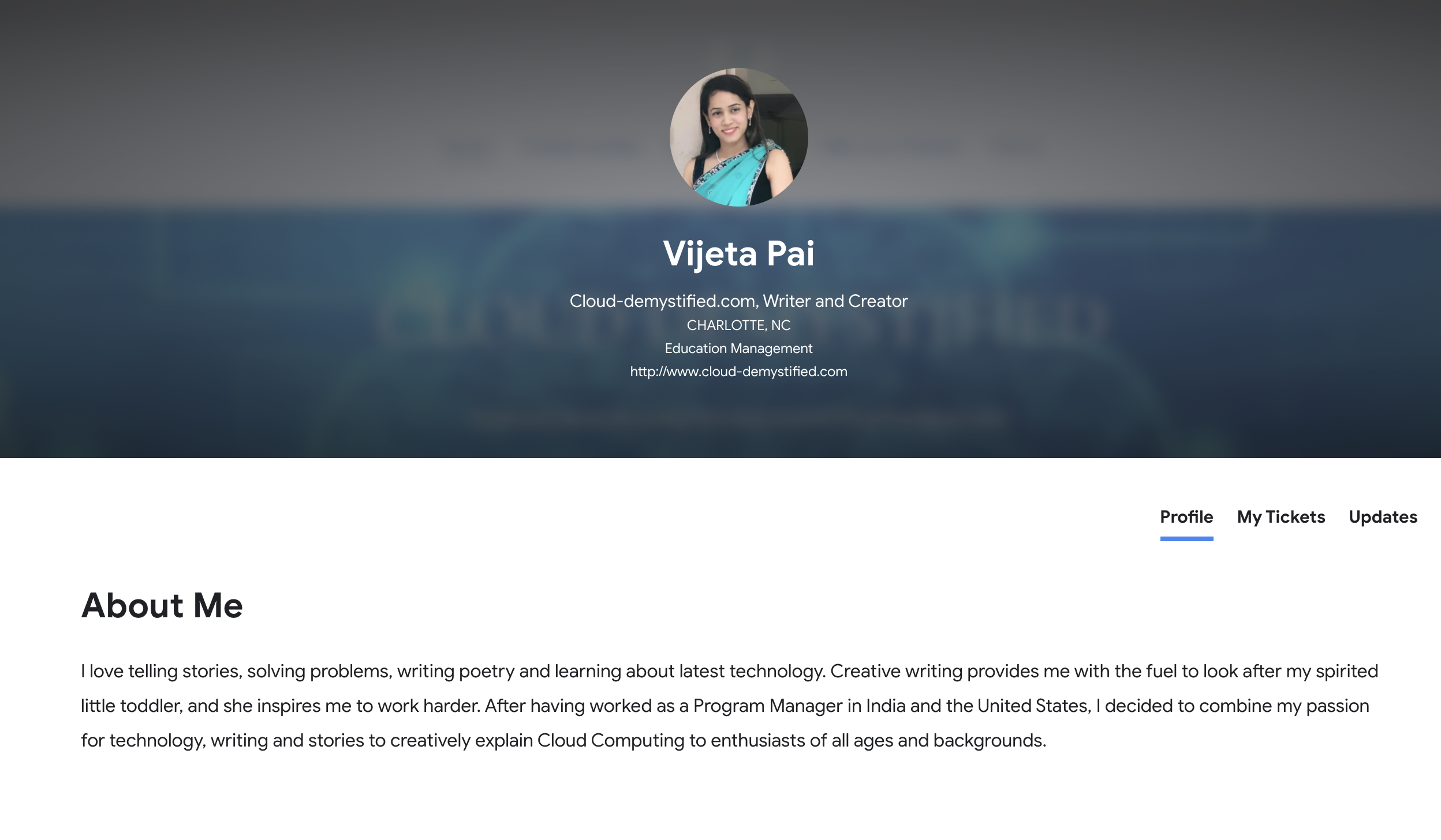 Google Developer Group Profile