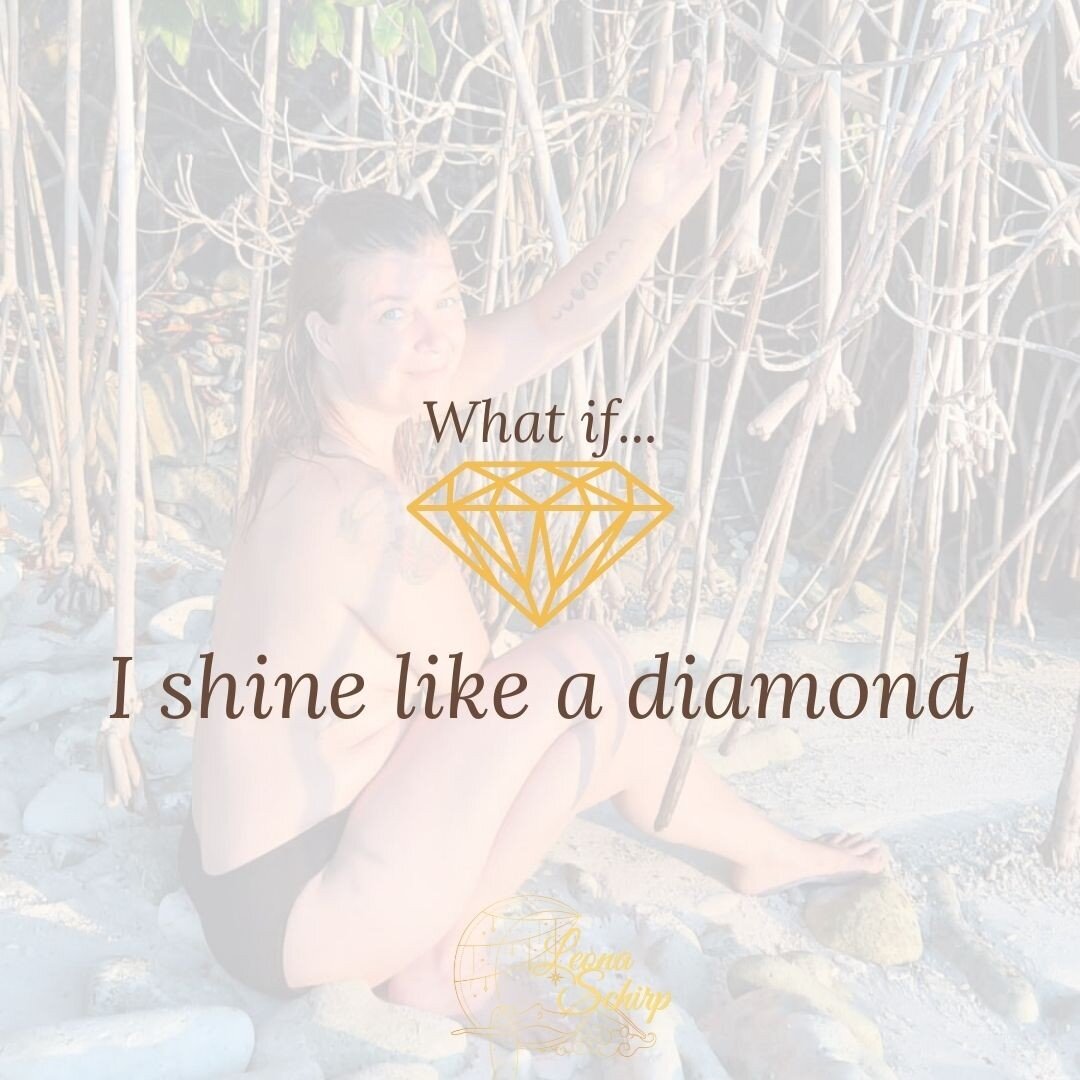 What if....

💎What if i shine like diamond💎

Is 1 of the affirmations i currently work with, it was introduced by a beautiful sister

💎What are your first thoughts? when you say this to yourself....

💎What do you feel when you say this out loud..