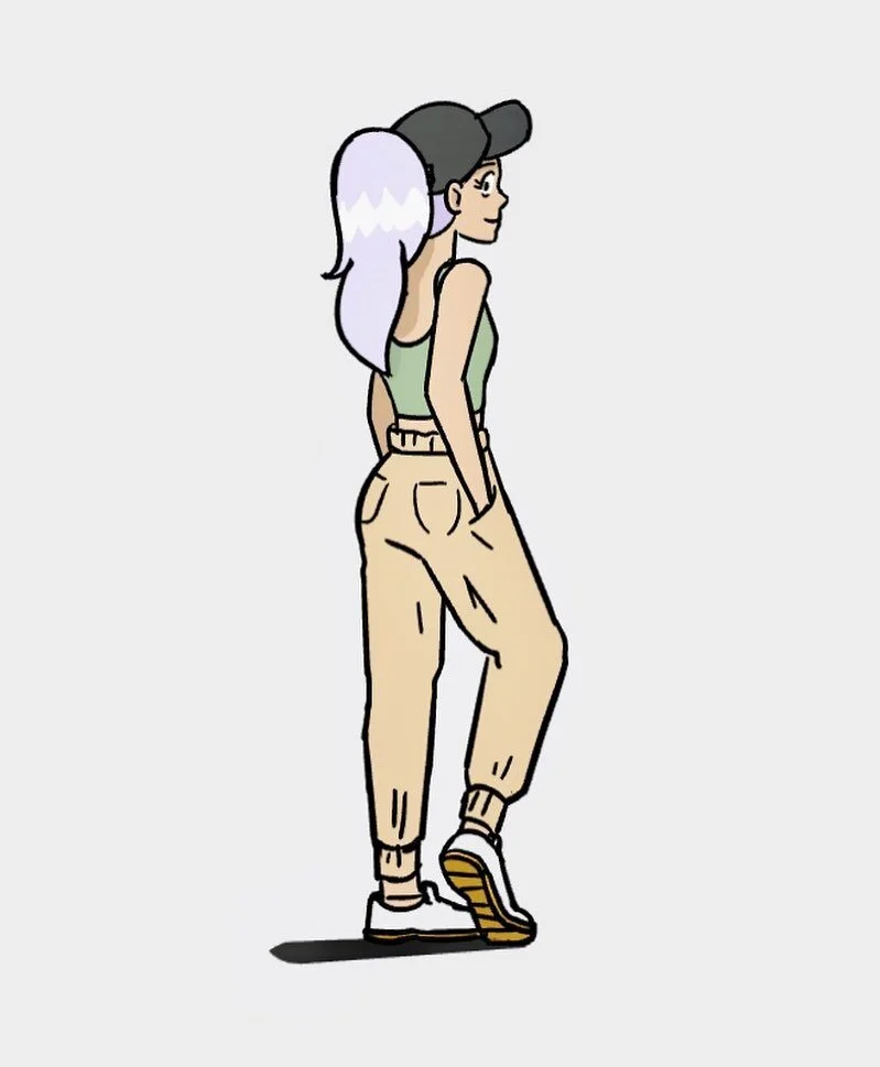 Does anyone else feel like your personal style gets tweaked by whatever show you&rsquo;re on? Im like a little style sponge 🧽 

#animationoc #sketchoftheday