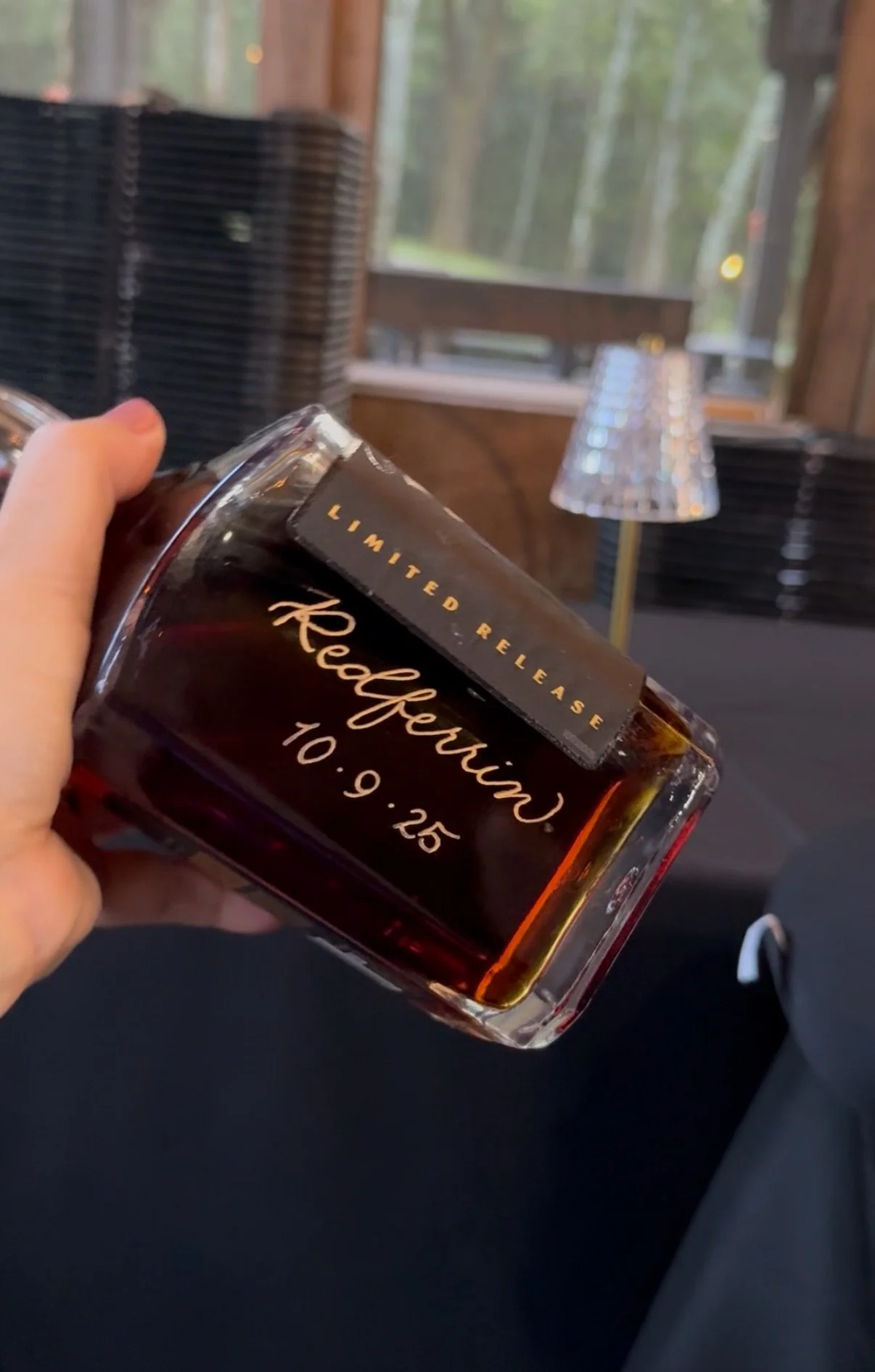 Engraved bottle of jack Daniels