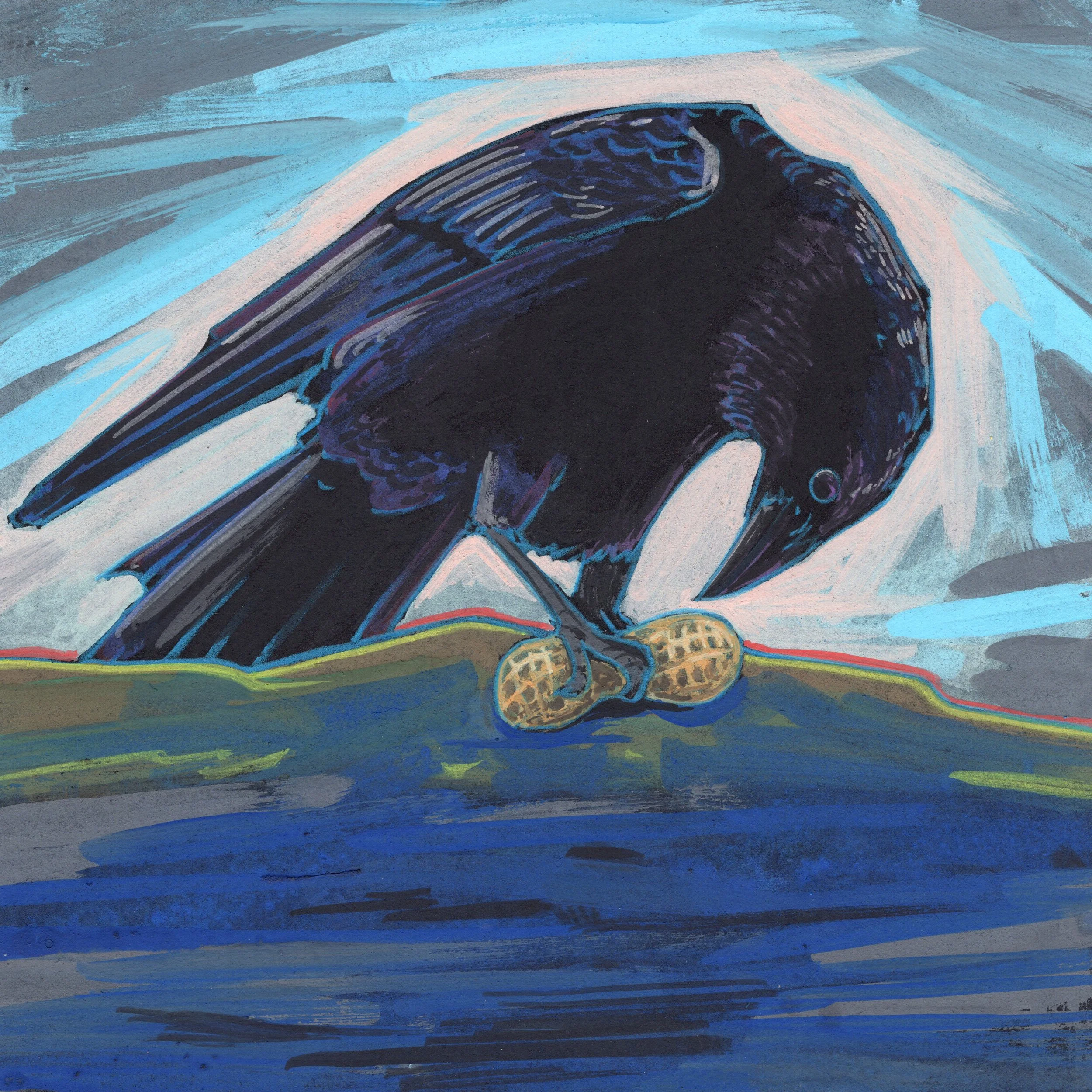 "Discovery"; gouache