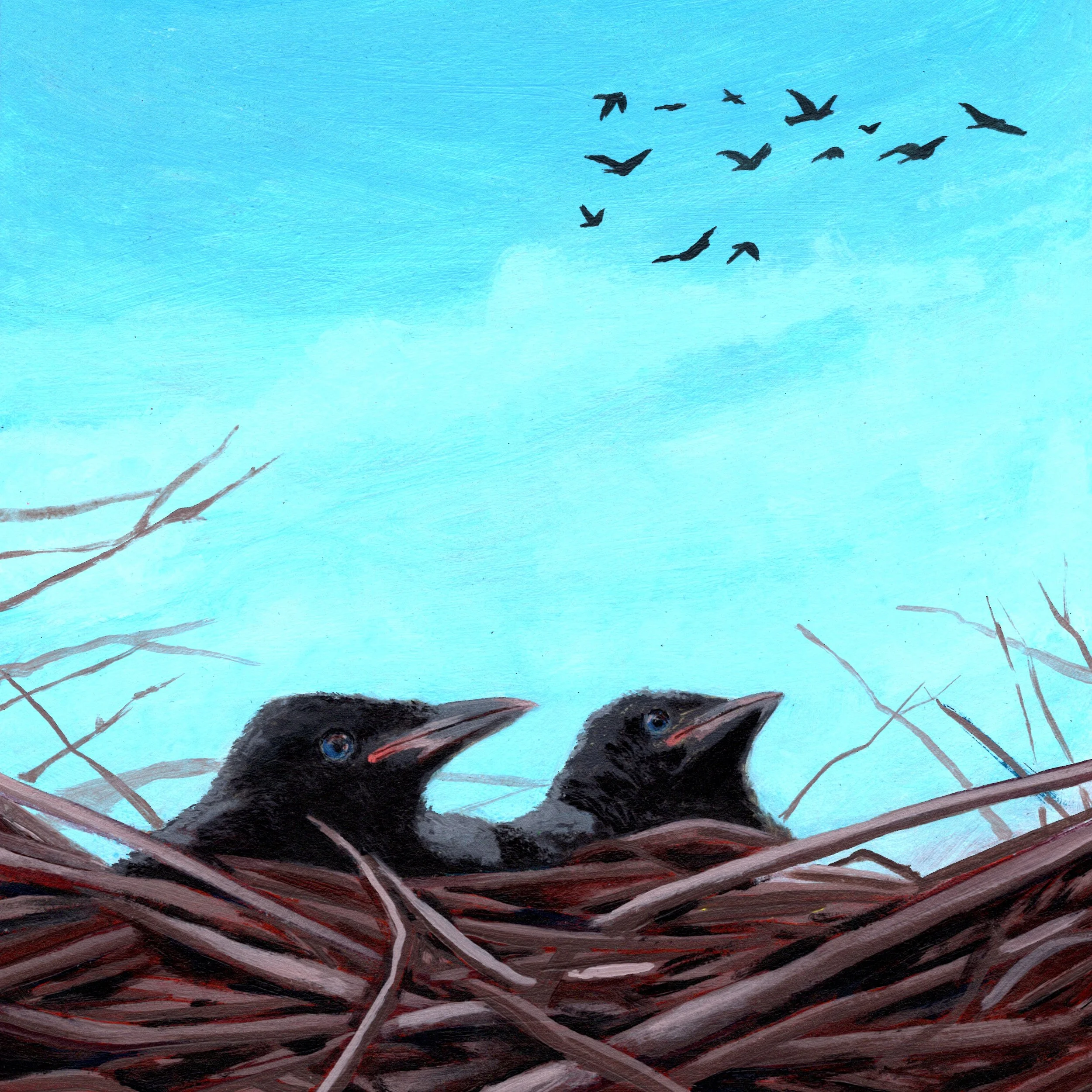 "Aspirational"; acrylic