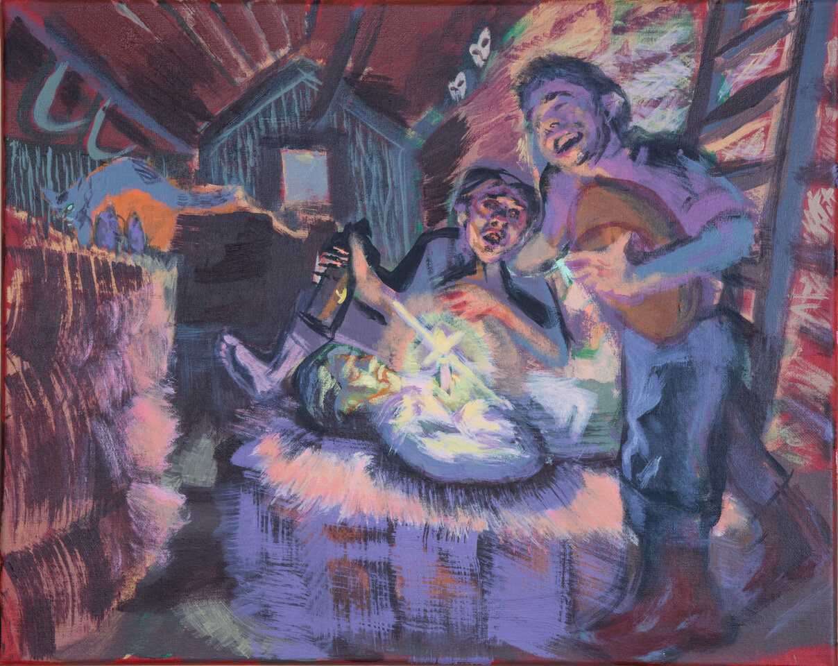 "Poor Jud is Dead"
2020, Acrylic on Canvas, 24"x18"