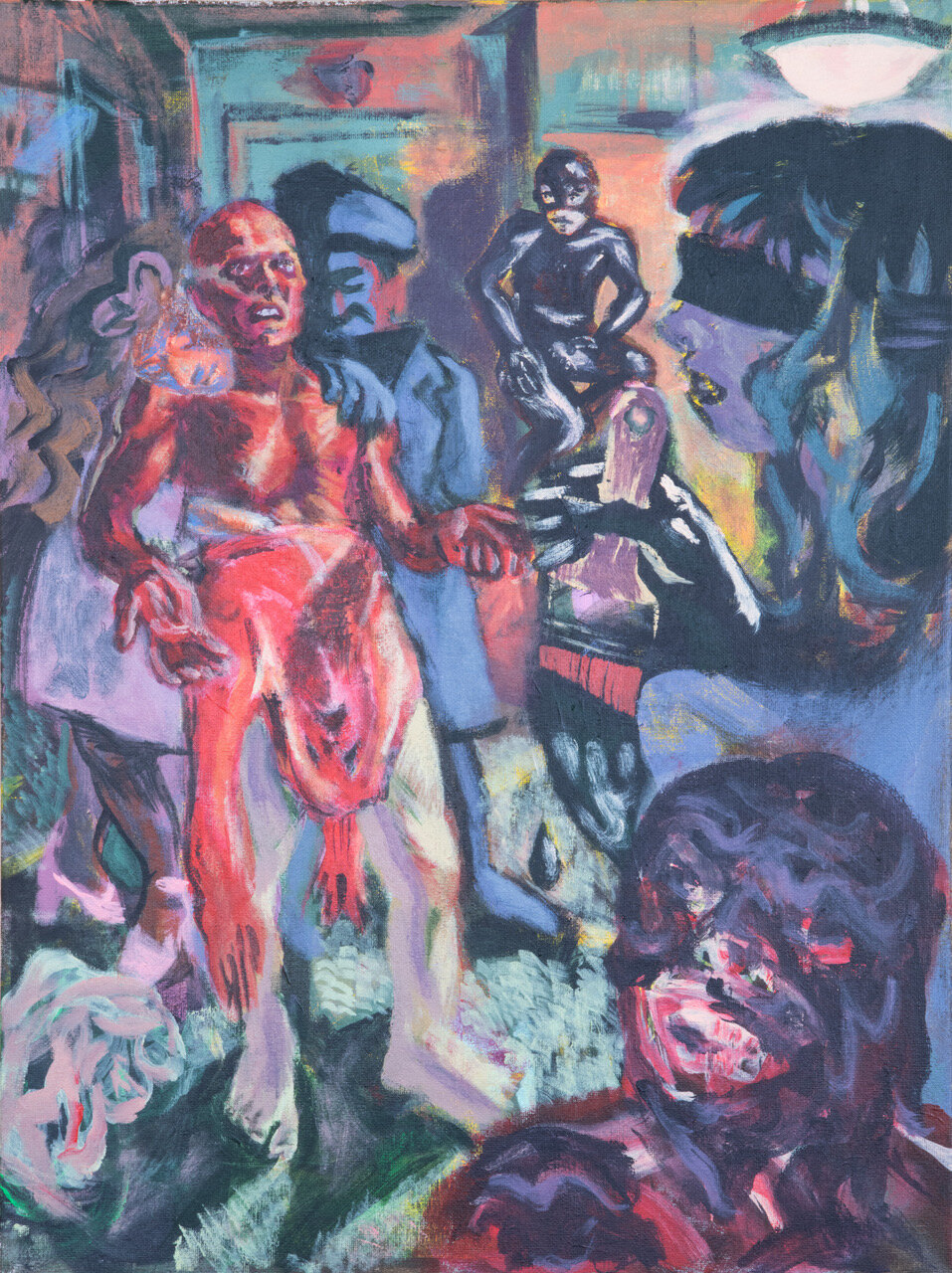 "Second Skin"
2020, Acrylic on Canvas, 18"x24"