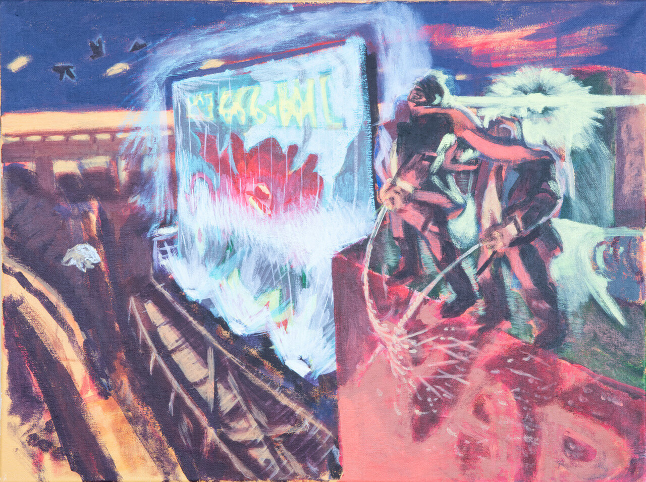 "The Pact"
2020, Acrylic on Canvas, 24"x18"