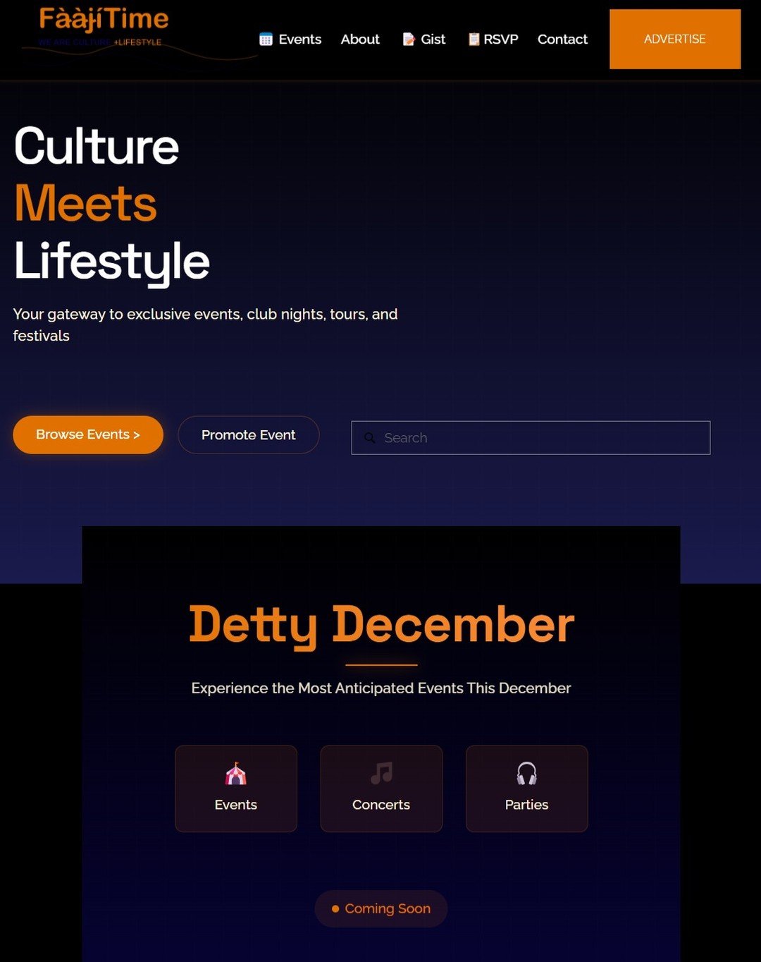 🌟 The season we&rsquo;ve all been waiting for is here! 🌟

Let's make memories that will last a lifetime with Detty December! 🎶 From electrifying concerts 🎤 to groovy parties 🎧, and cultural events that keep the vibes alive 🌍, this is your ultim