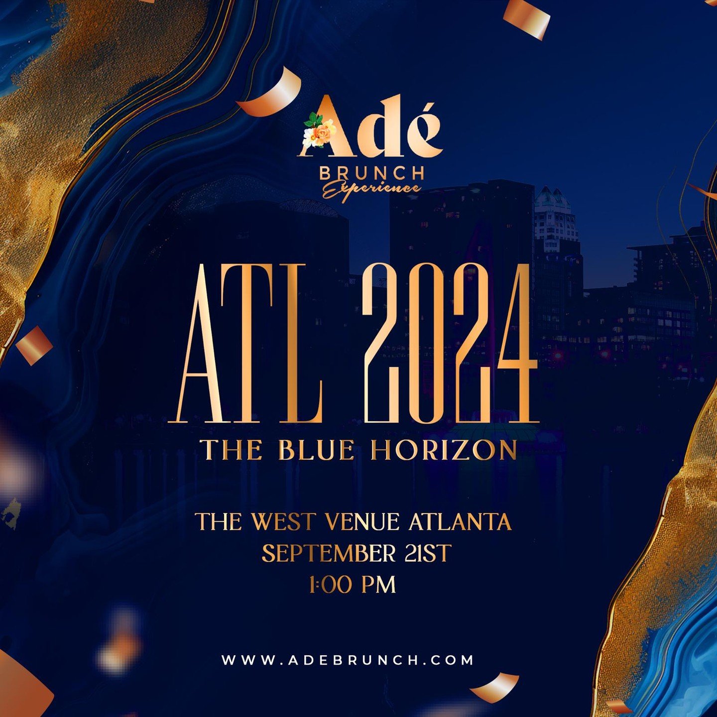 🌟 Get ready to immerse in the rhythmic beats and soulful melodies of Afrobeat at the Ad&eacute; Brunch Experience! 🌟

Join us in Atlanta for a day where music meets the magic of brunch, under the theme &quot;The Blue Horizon.&quot; Let's elevate ou