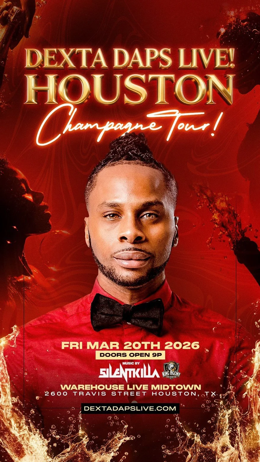 Dexta Daps Live in Houston – Champagne Tour 2026