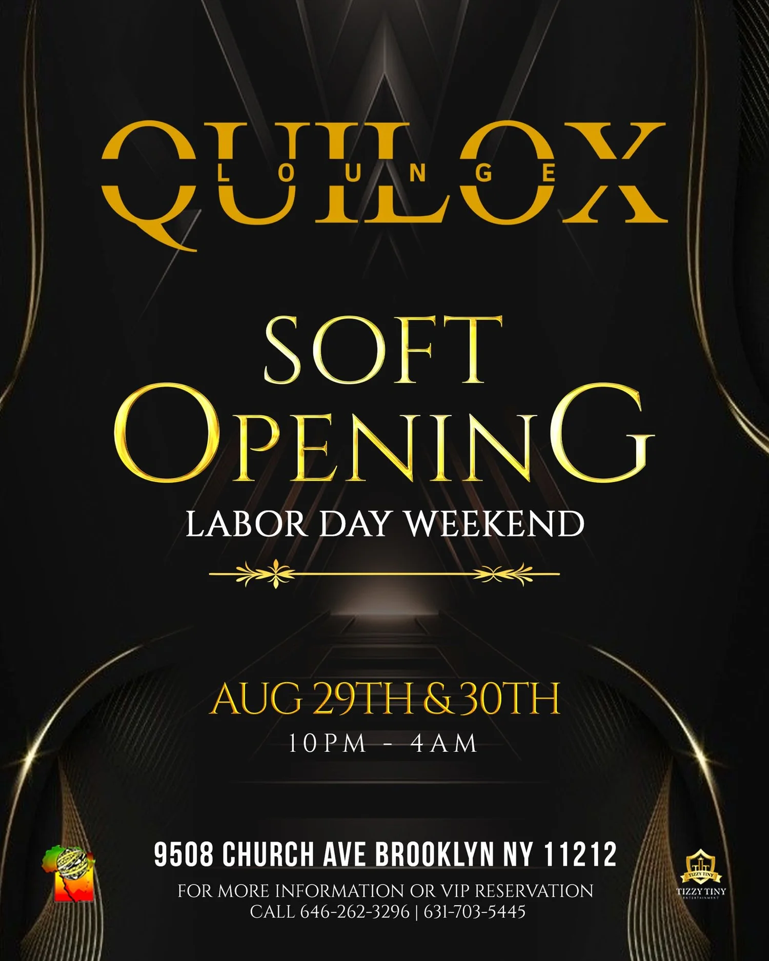 Quilox Lounge's soft opening